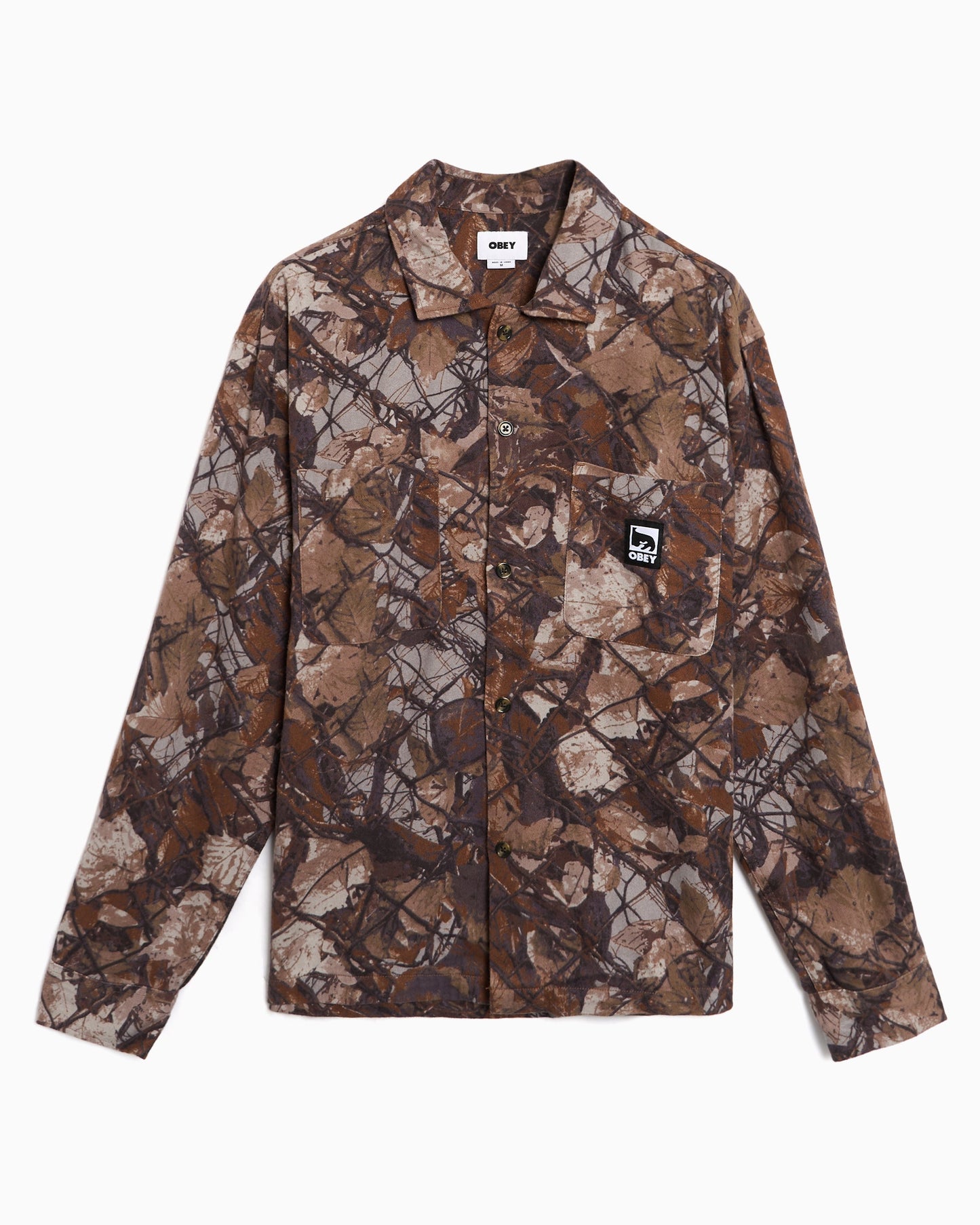Sobrecamisa camuflaje Relaxed OBEY Clothing Fence para hombre