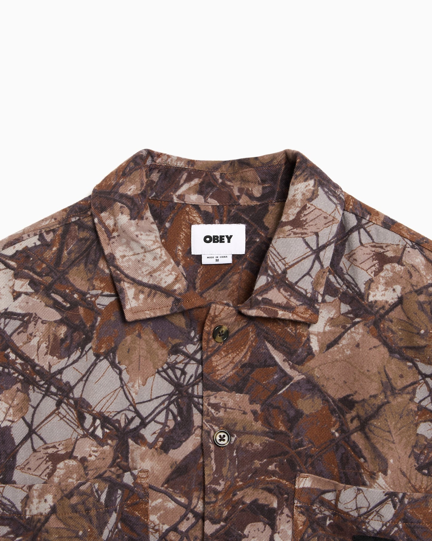 Sobrecamisa camuflaje Relaxed OBEY Clothing Fence para hombre