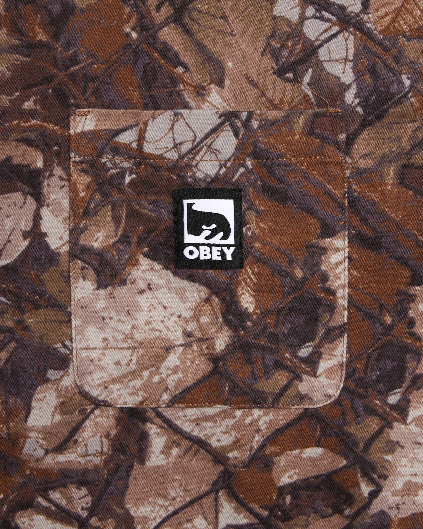 Sobrecamisa camuflaje Relaxed OBEY Clothing Fence para hombre