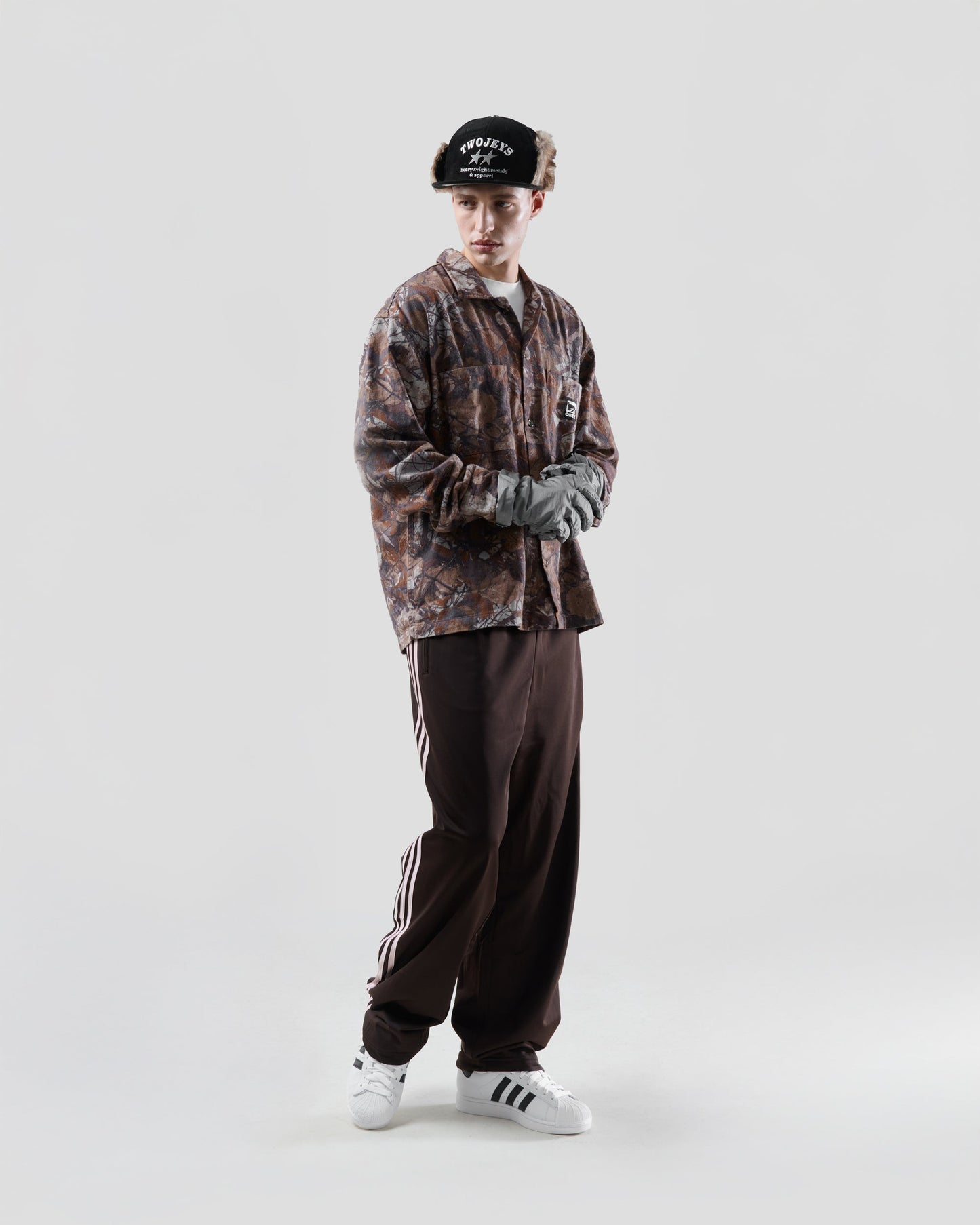 Sobrecamisa camuflaje Relaxed OBEY Clothing Fence para hombre