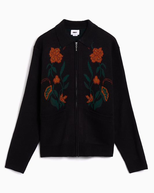 Cardigan OBEY Clothing Floral para hombre