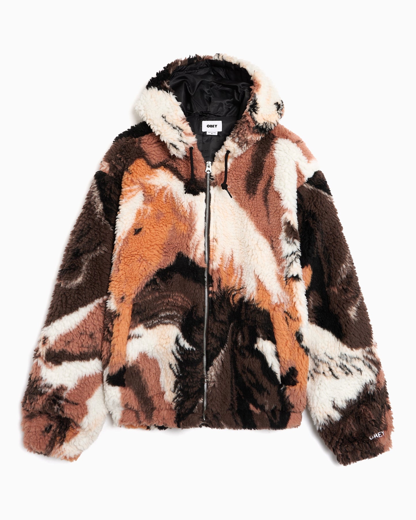 Forro polar con gráfico Relaxed OBEY Clothing Horses para hombre