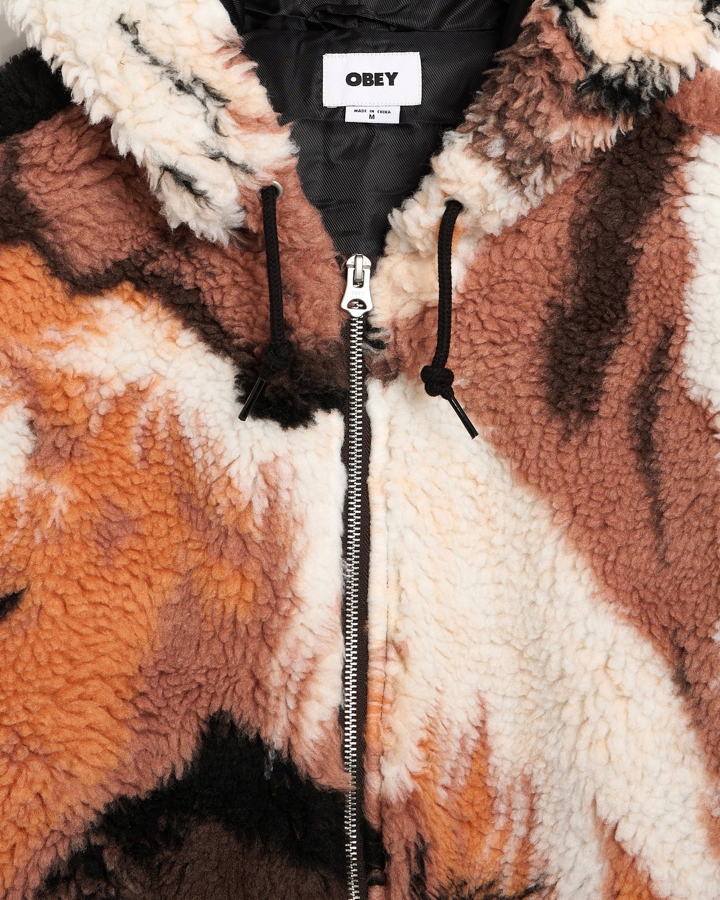 Forro polar con gráfico Relaxed OBEY Clothing Horses para hombre