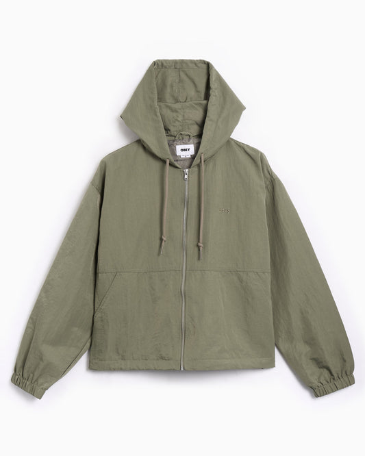 Chaqueta impermeable Boxy OBEY Clothing Lula para mujer