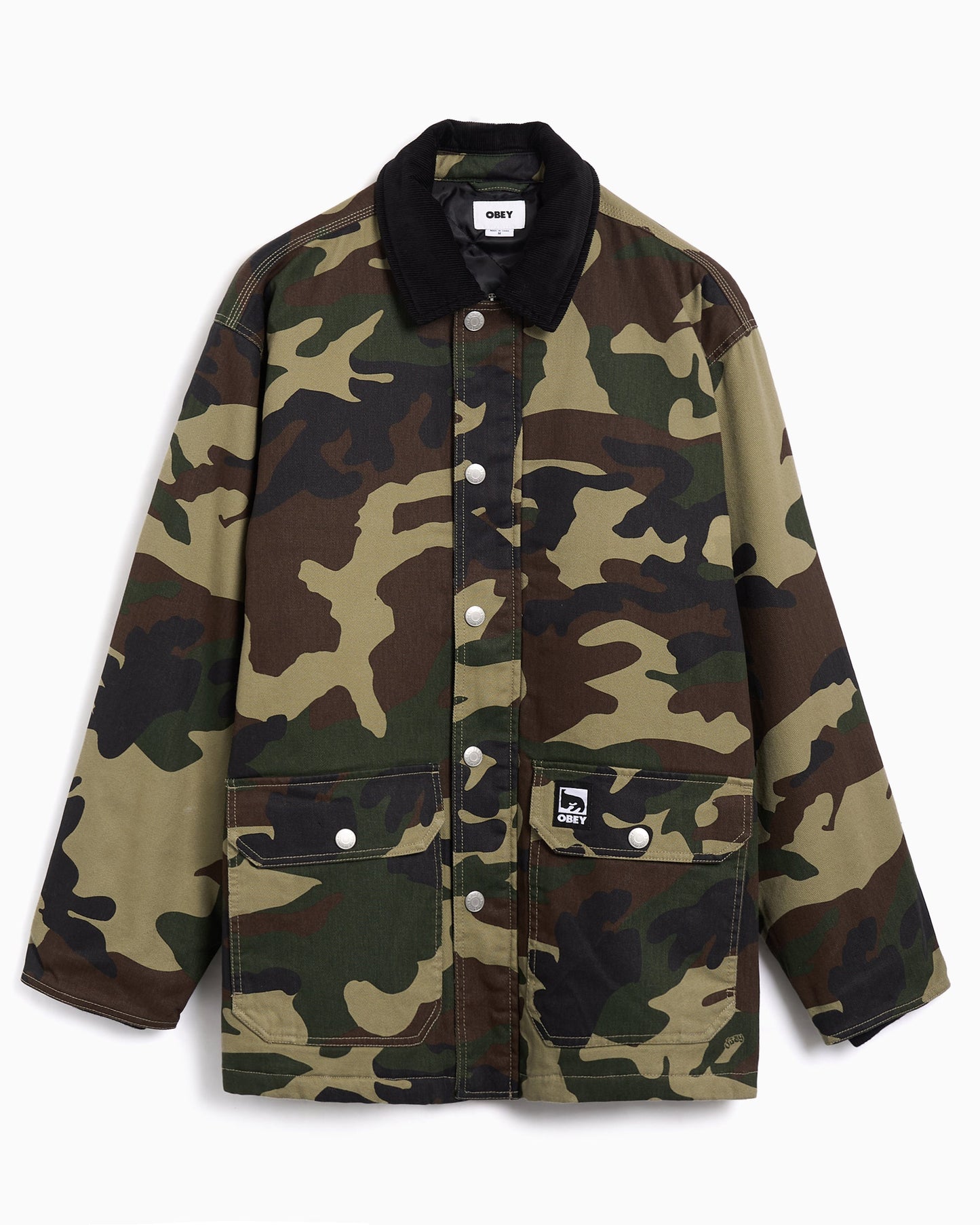 Work Jacket camuflaje OBEY Clothing Norton Barn para hombre