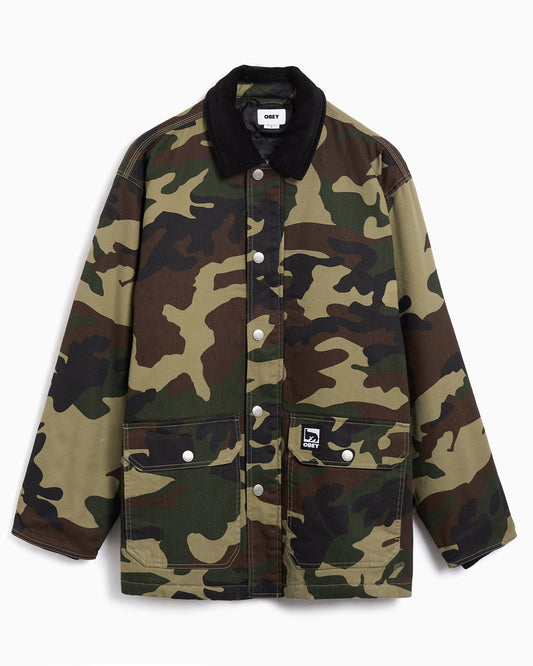 Work Jacket camuflaje OBEY Clothing Norton Barn para hombre
