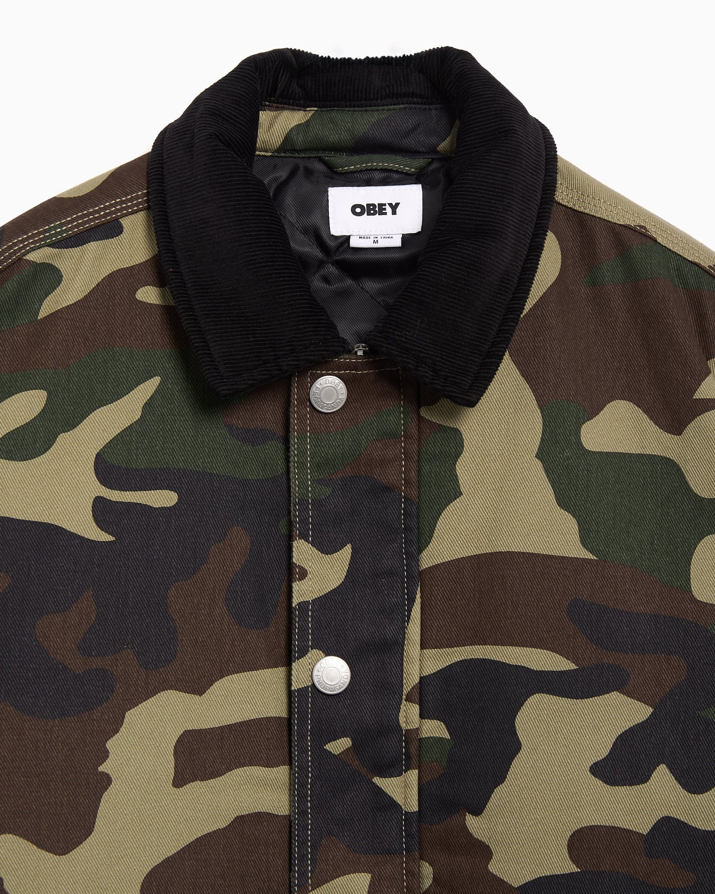 Work Jacket camuflaje OBEY Clothing Norton Barn para hombre