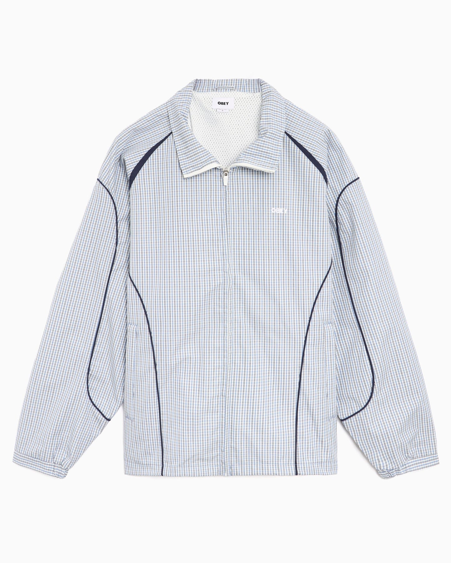 Cortavientos de cuadros Relaxed OBEY Clothing Practice para hombre