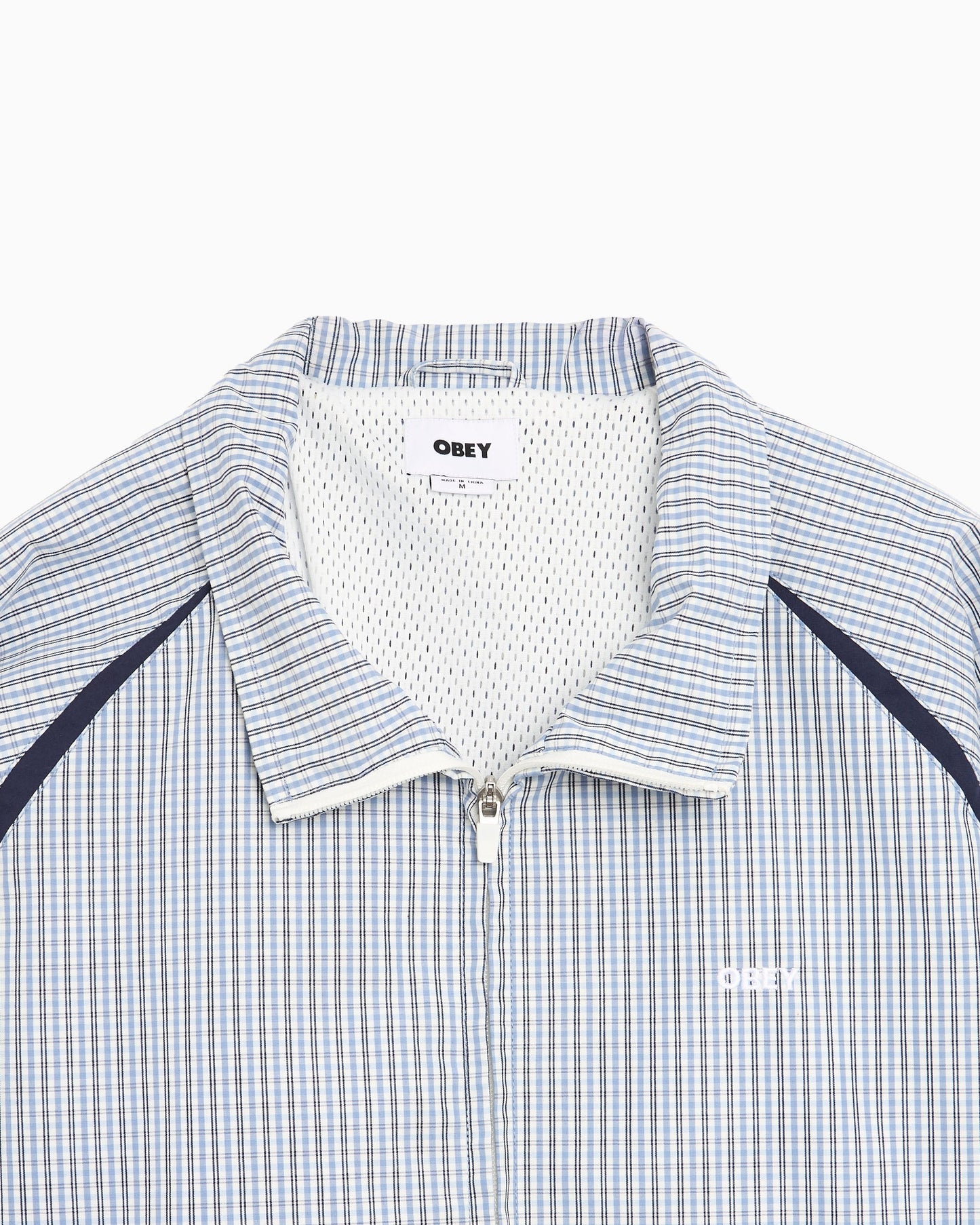 Cortavientos de cuadros Relaxed OBEY Clothing Practice para hombre