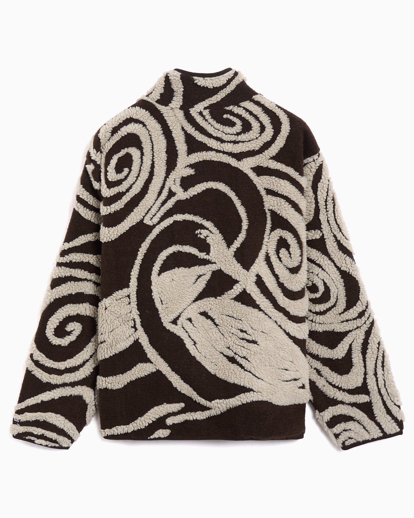 Forro polar Relaxed OBEY Clothing Swirls Jacquard para mujer
