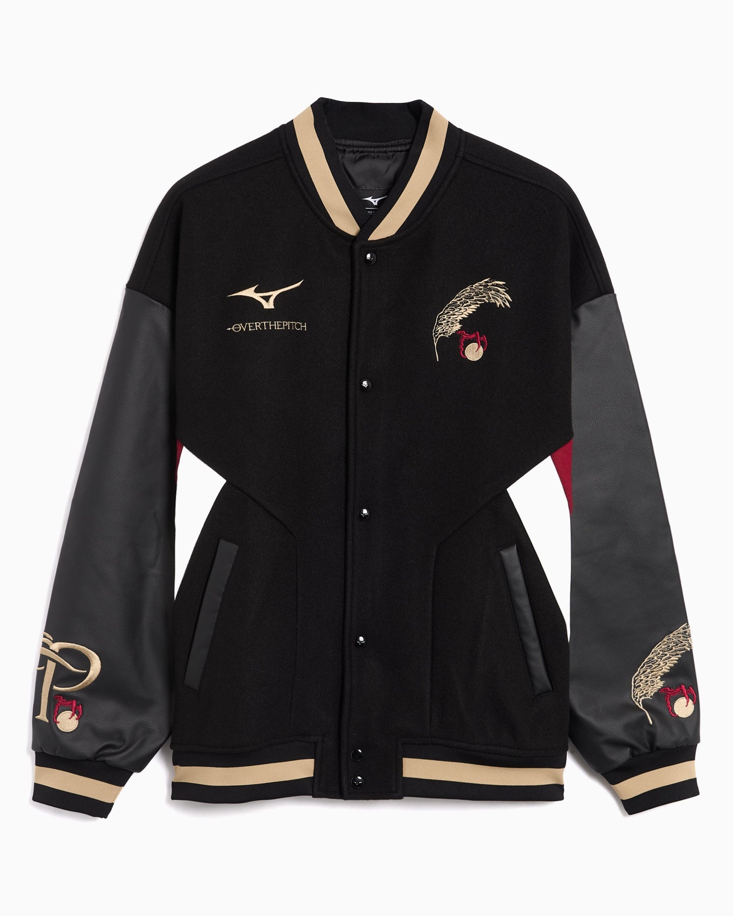 Varsity con logo OVER THE PITCH x Mizuno Varsity para hombre