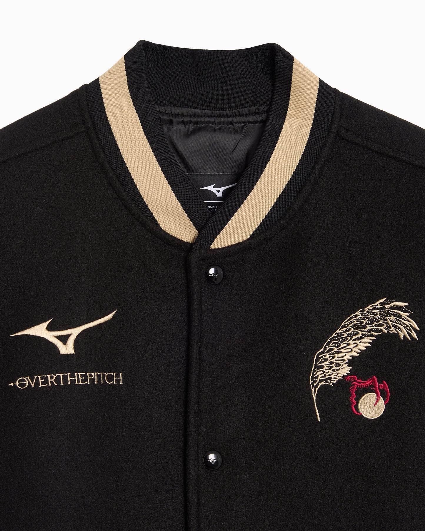 Varsity con logo OVER THE PITCH x Mizuno Varsity para hombre