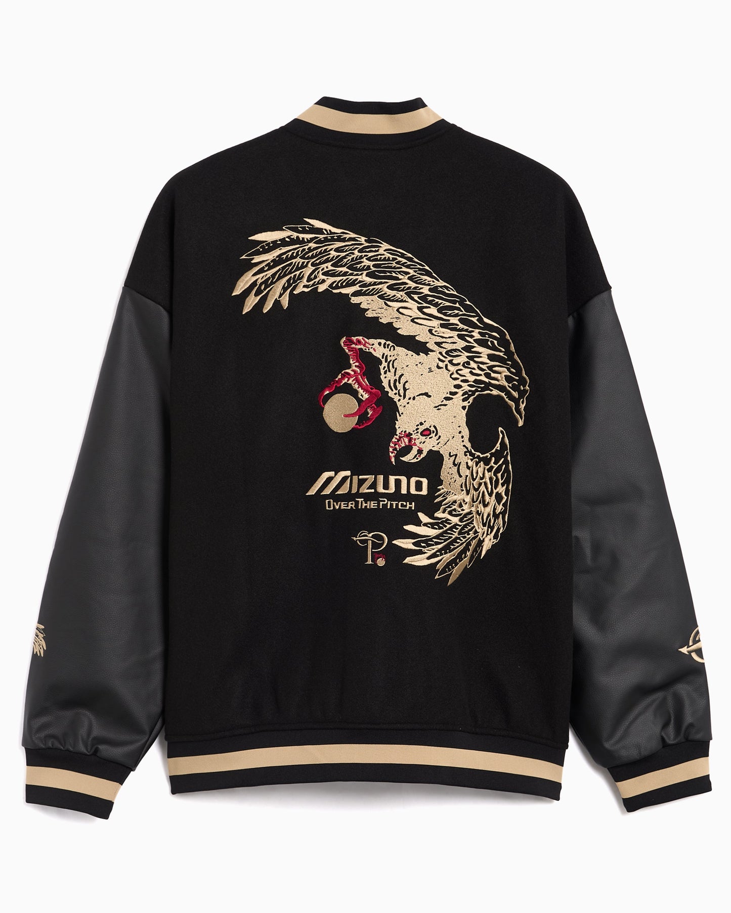 Varsity con logo OVER THE PITCH x Mizuno Varsity para hombre