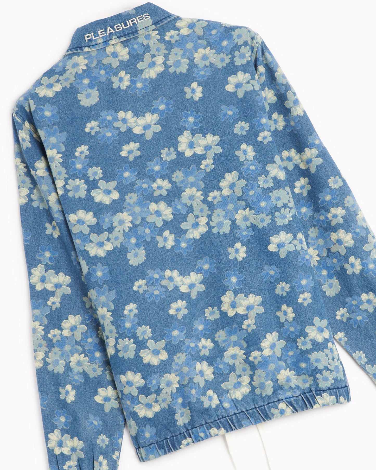 Chaqueta vaquera Pleasures Garden Men's Denim Coach Jacket para hombre