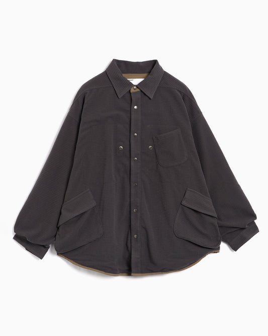 Sobrecamisa Oversize Poliquant The Reversible Block-Fleece para hombre