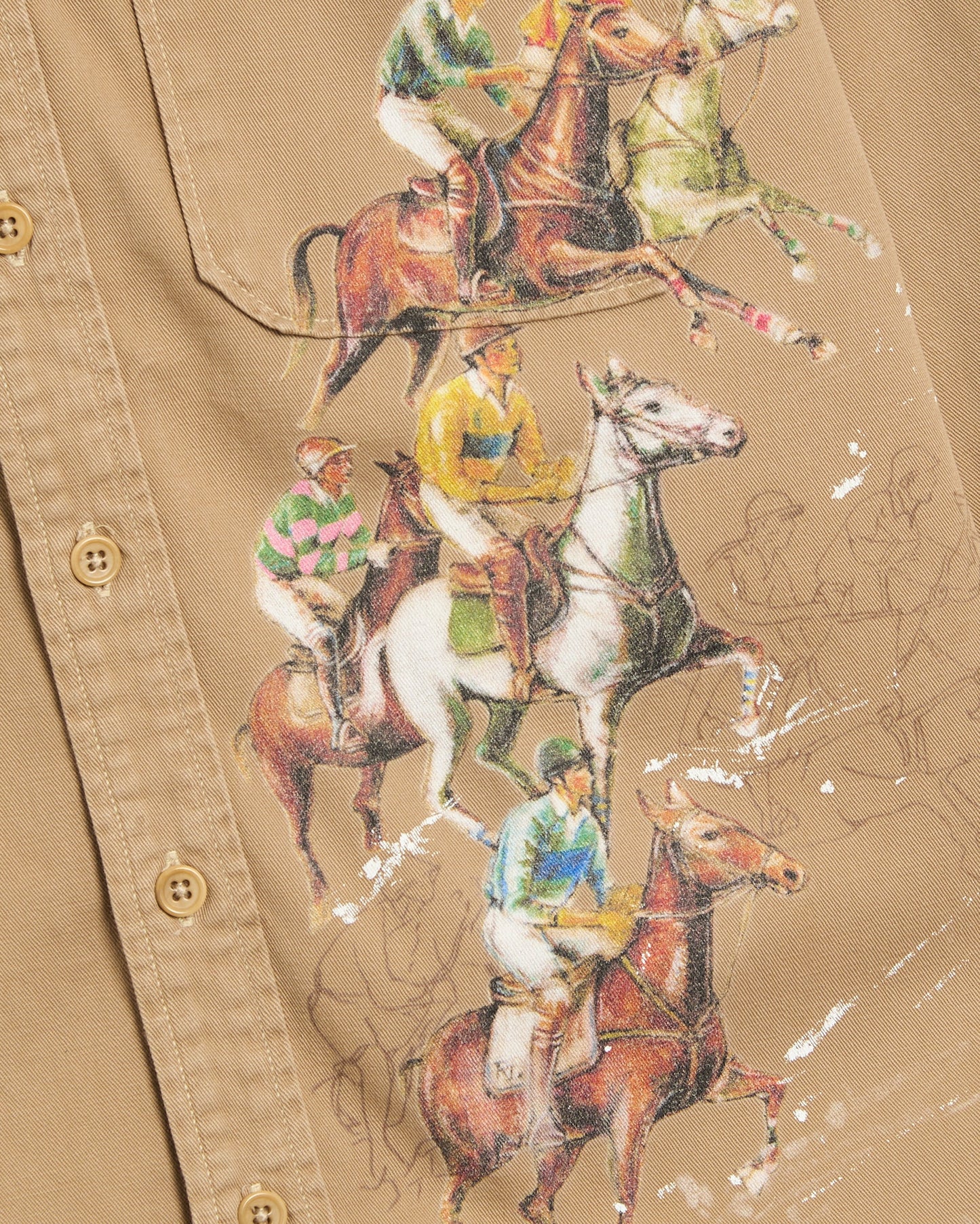 Sobrecamisa con gráfico Relaxed Polo Ralph Lauren para hombre