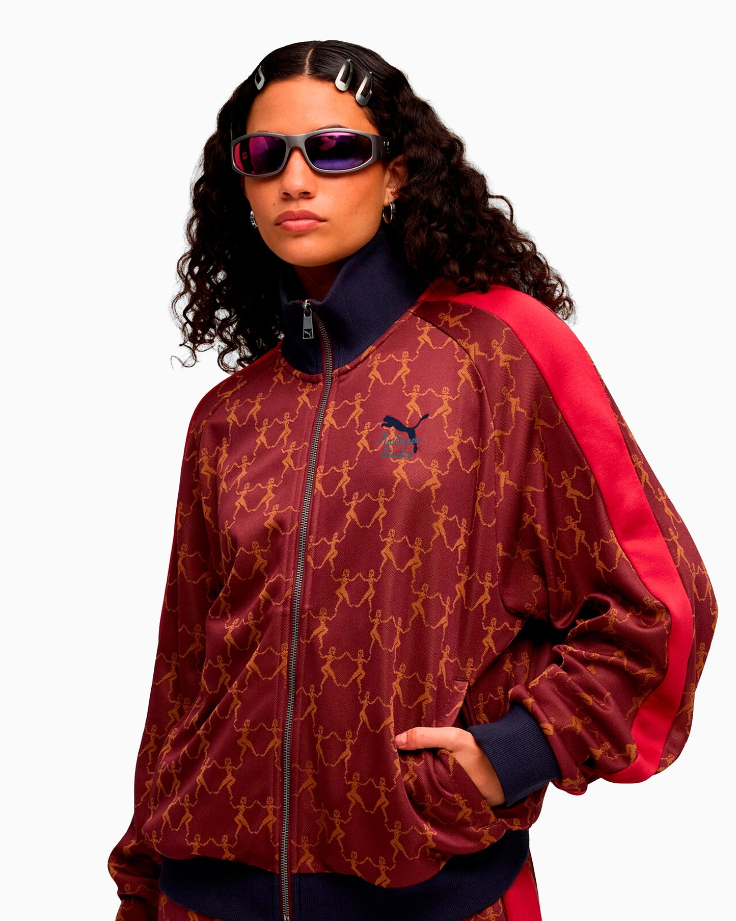 Chaqueta de chandal con gráfico Relaxed Puma x KidSuper T7 para hombre