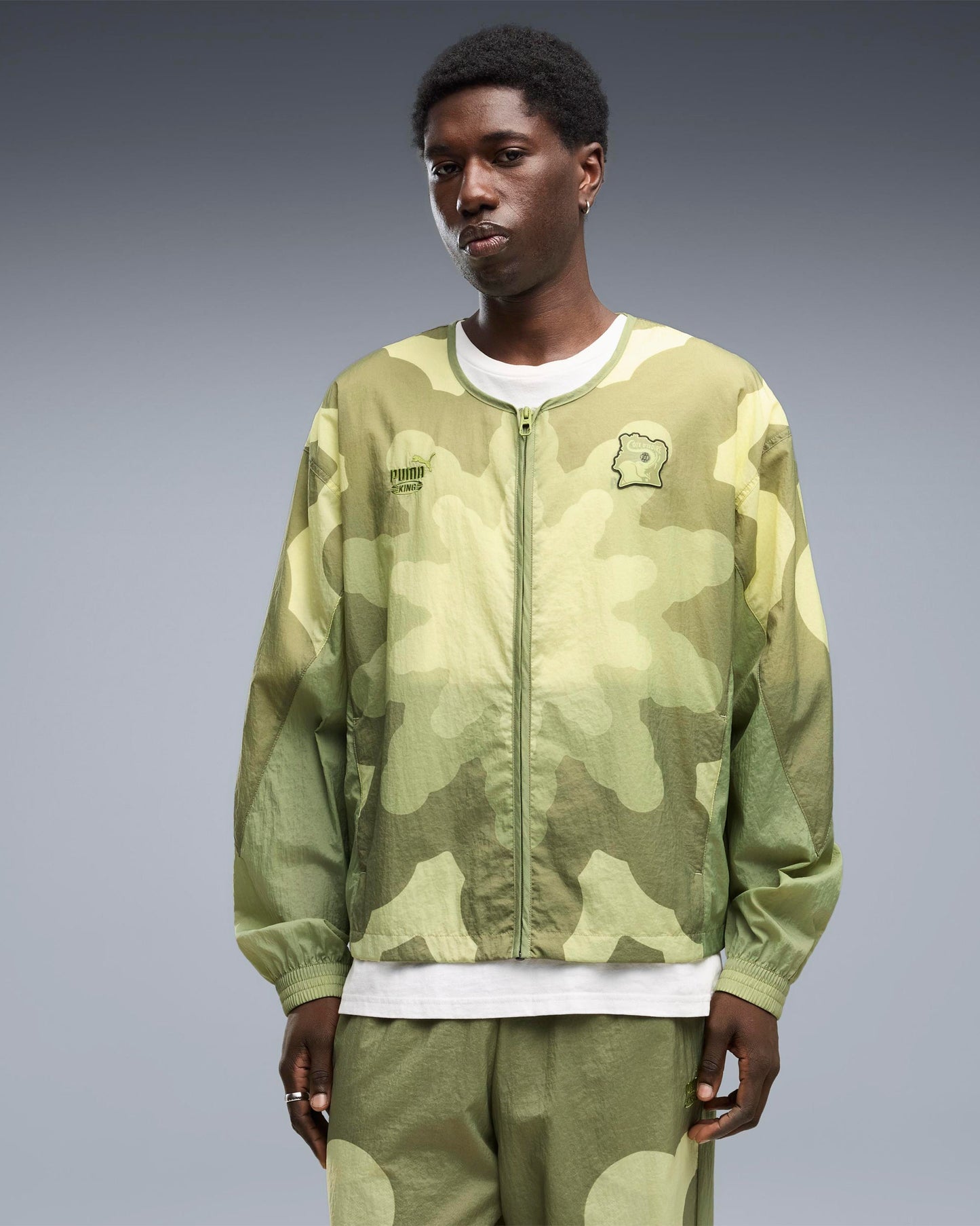 Chaqueta de chandal con logo Relaxed Puma x Salehe Bembury x Ivory Coast "King" para hombre