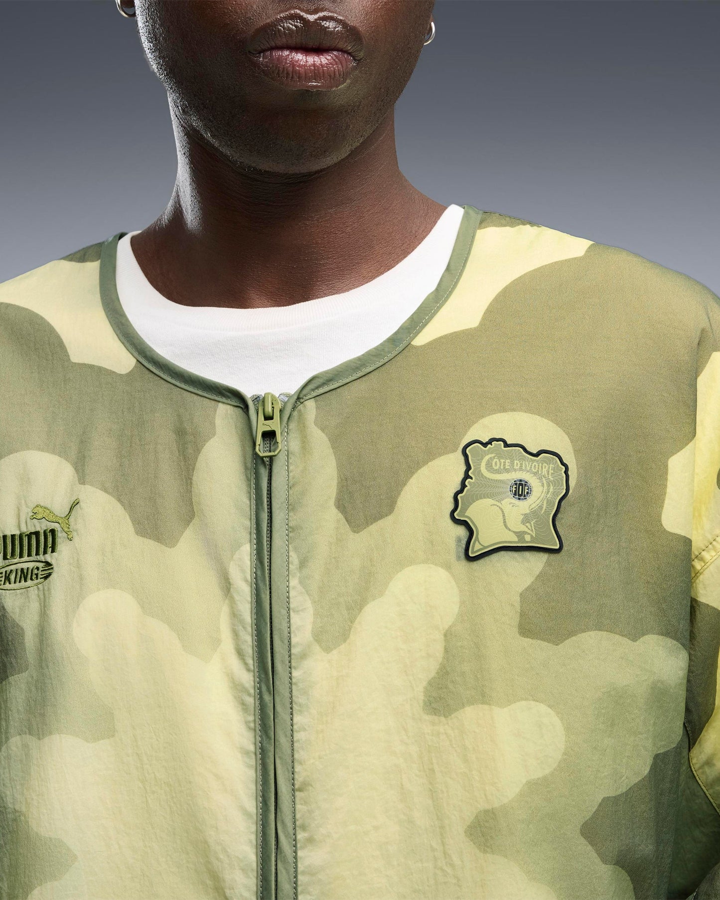 Chaqueta de chandal con logo Relaxed Puma x Salehe Bembury x Ivory Coast "King" para hombre