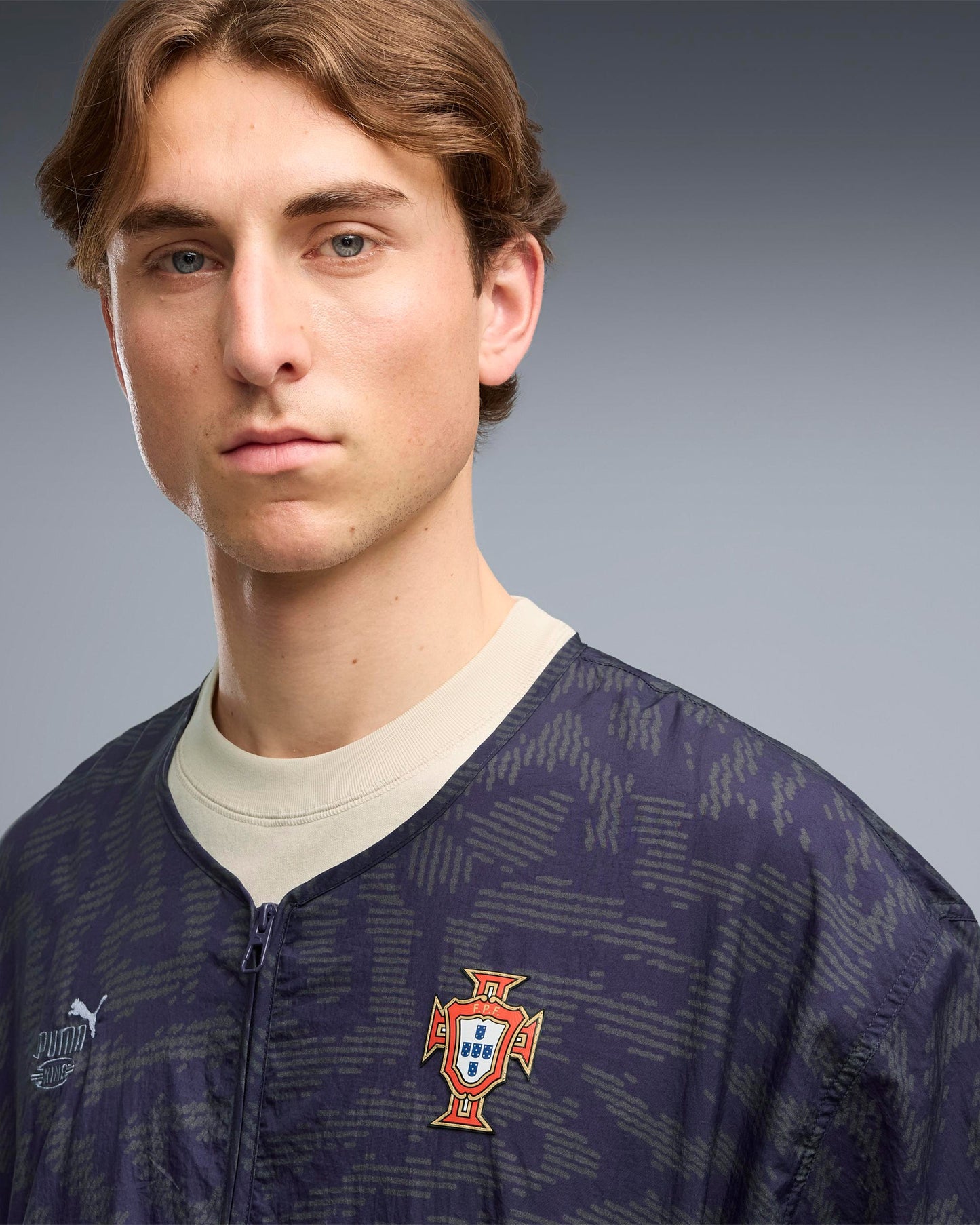 Chaqueta de chandal con logo Relaxed Puma x Salehe Bembury x Portugal "King" para hombre