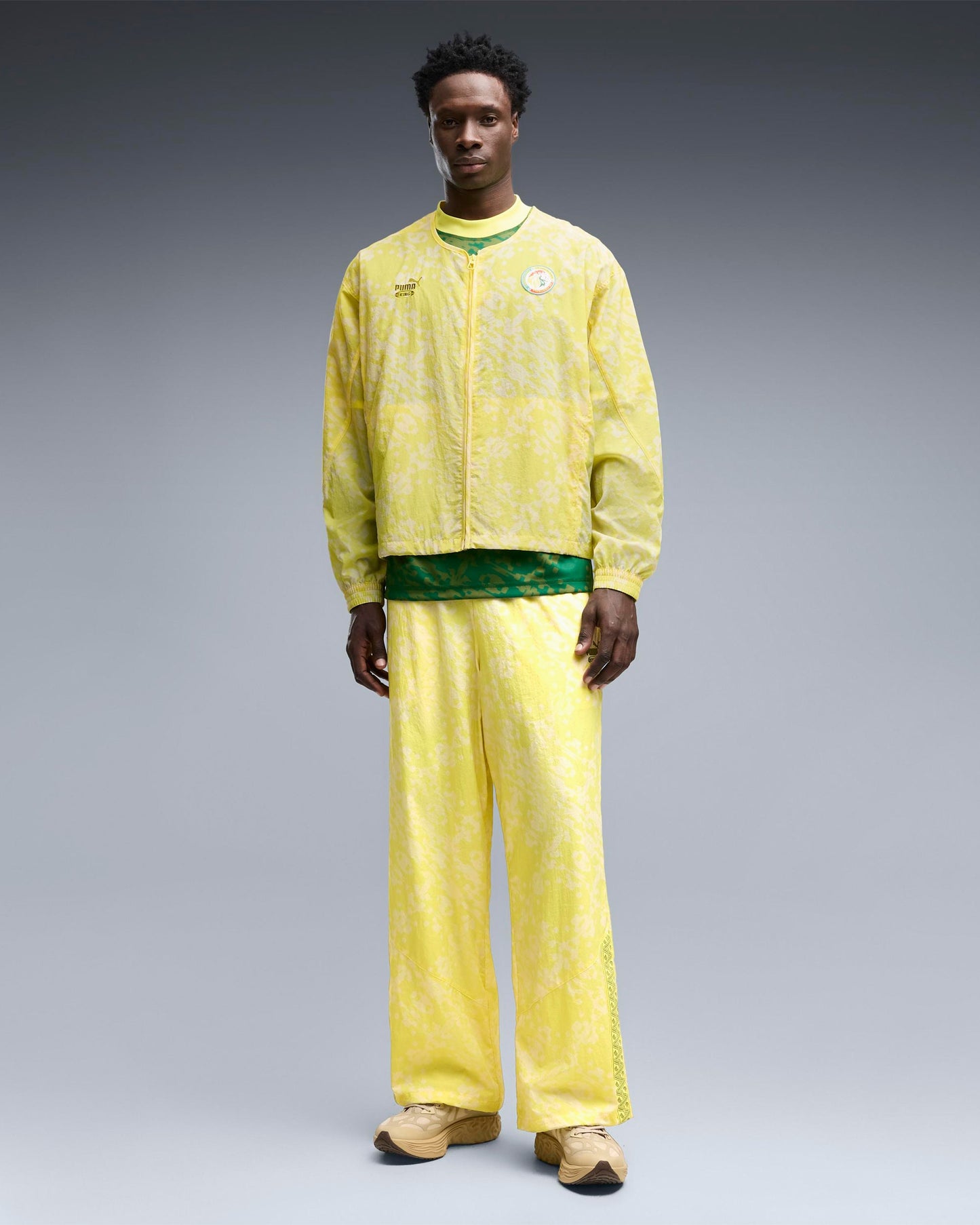 Chaqueta de chandal con logo Relaxed Puma x Salehe Bembury x Senegal "King" para hombre
