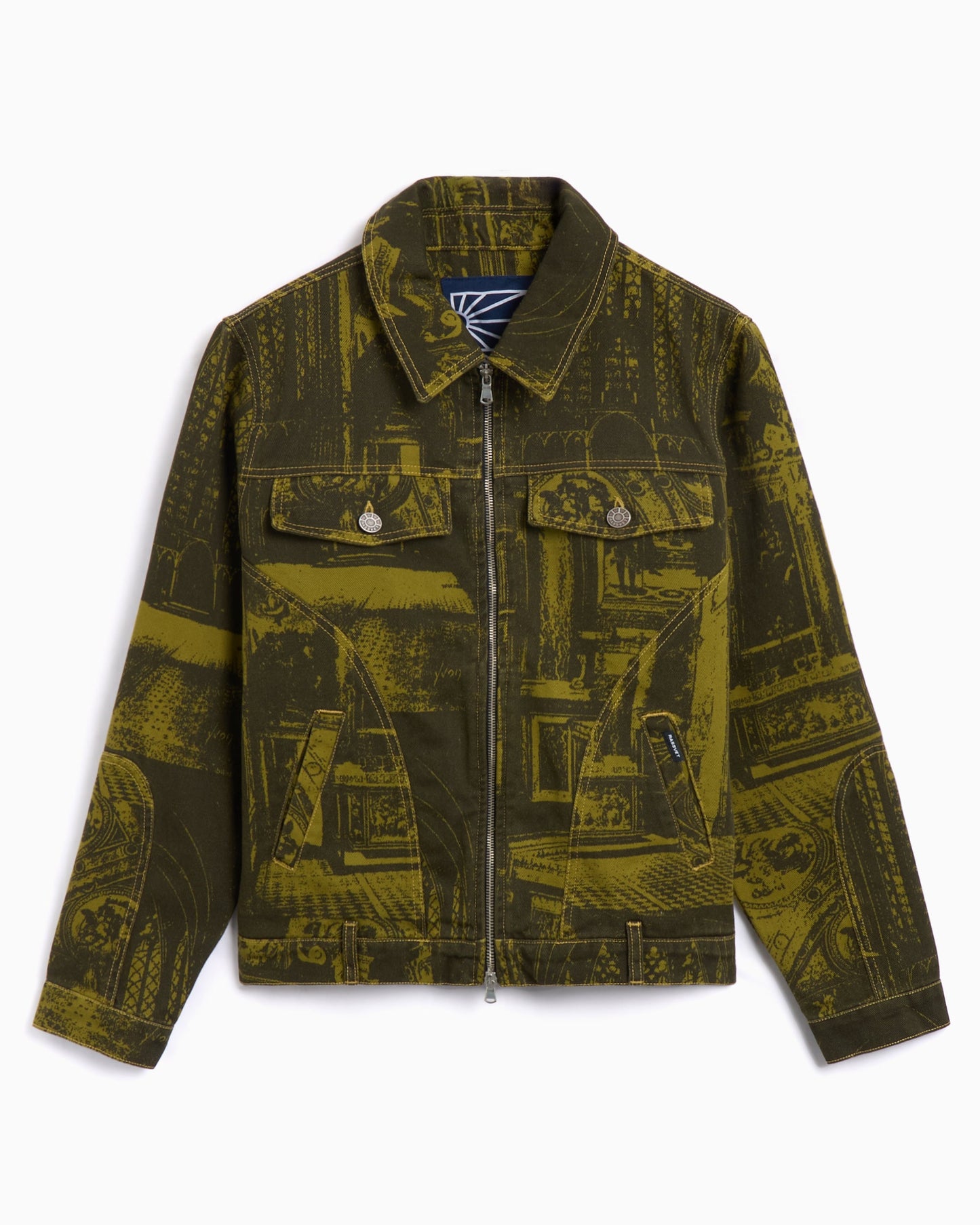 Chaqueta vaquera Rassvet Printed Castle Men's Denim Jacket para hombre
