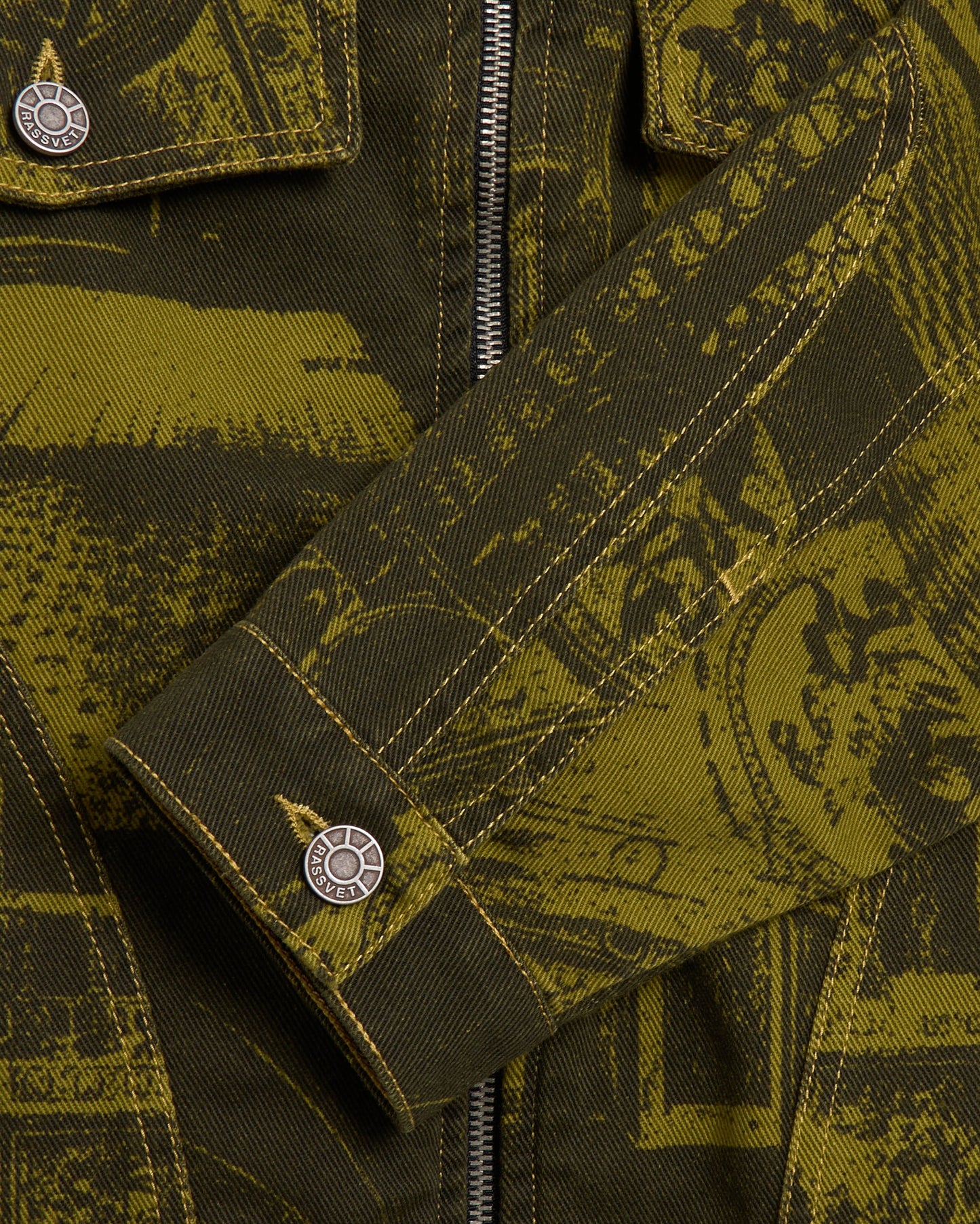 Chaqueta vaquera Rassvet Printed Castle Men's Denim Jacket para hombre