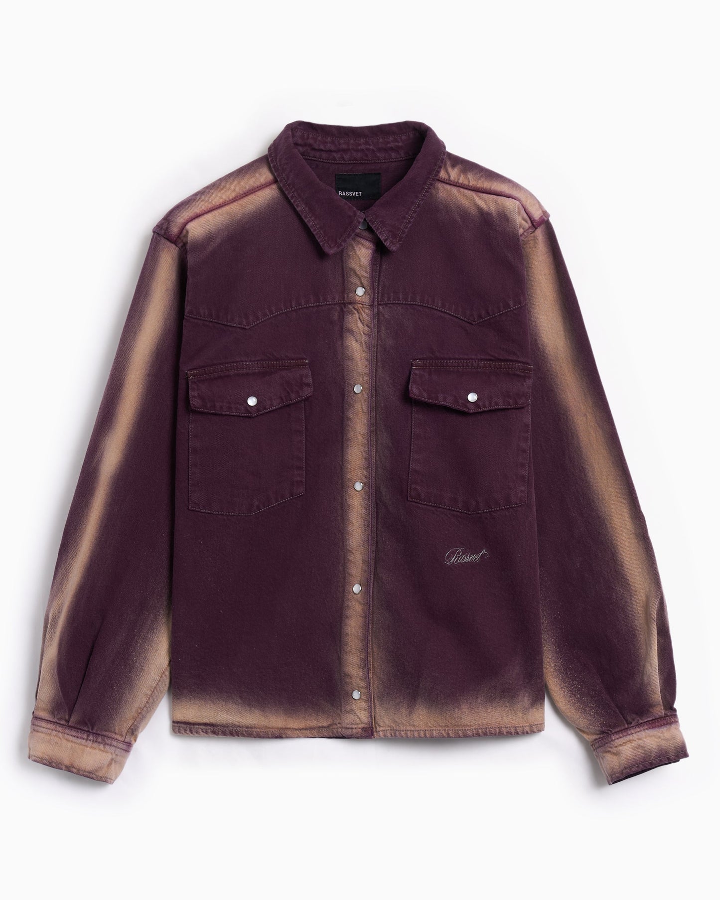 Sobrecamisa Relaxed Rassvet Shadow Wash Denim para hombre