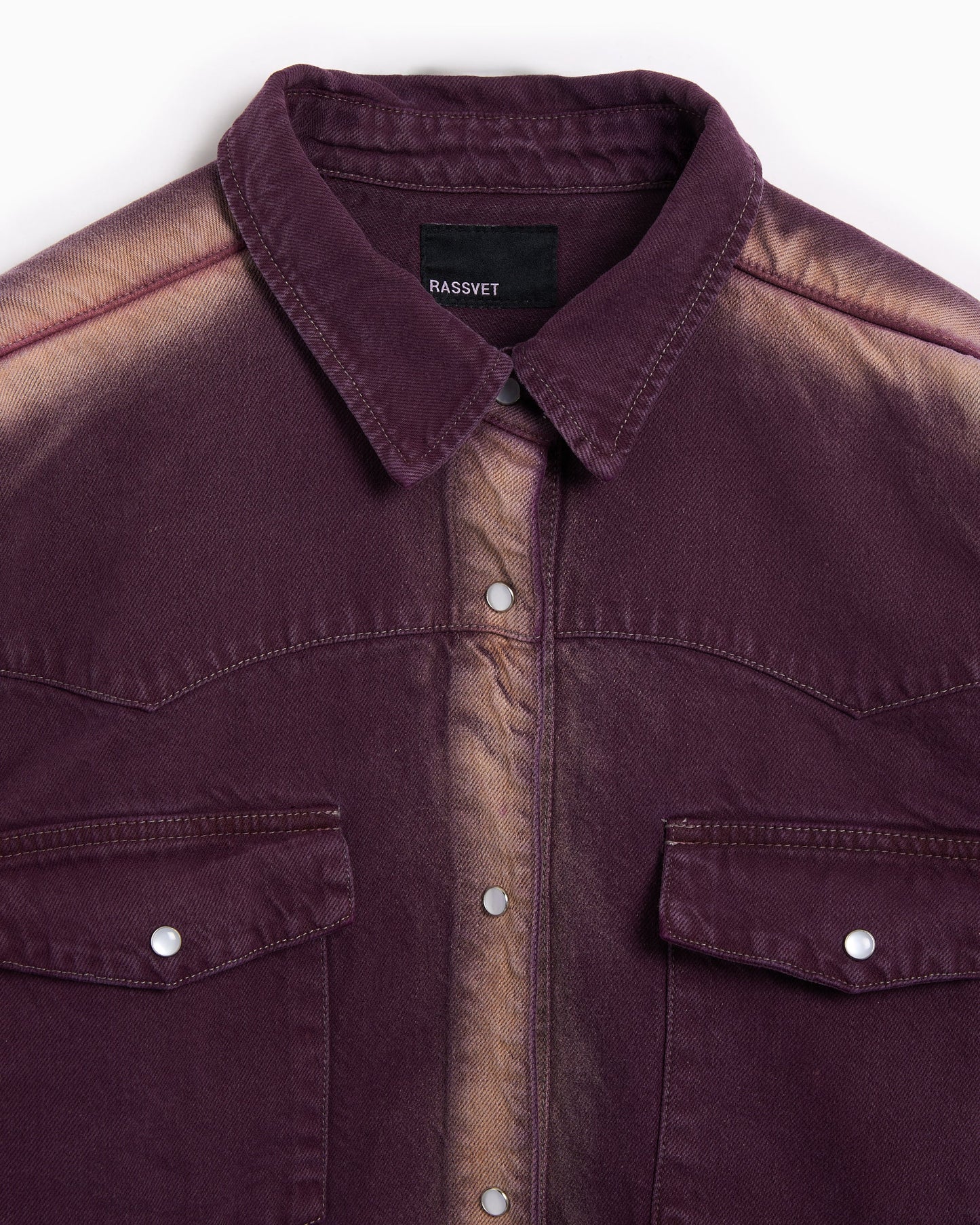 Sobrecamisa Relaxed Rassvet Shadow Wash Denim para hombre