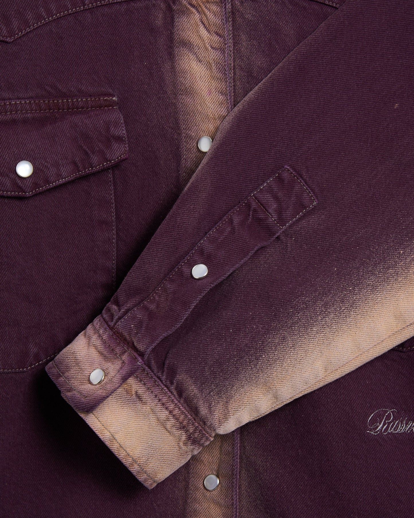 Sobrecamisa Relaxed Rassvet Shadow Wash Denim para hombre
