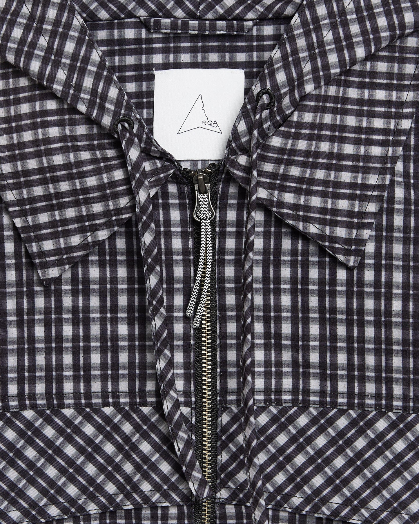 Chaqueta ligera de cuadros Boxy ROA Aair FloWeave Printed Check para hombre