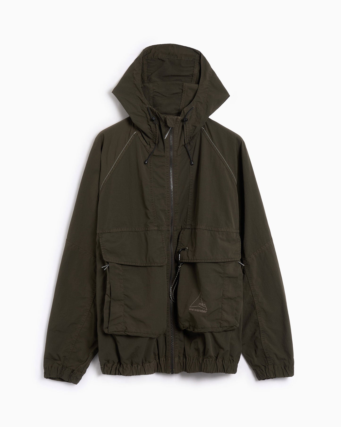 Chaqueta impermeable ROA x And Wander Garment Dye para hombre