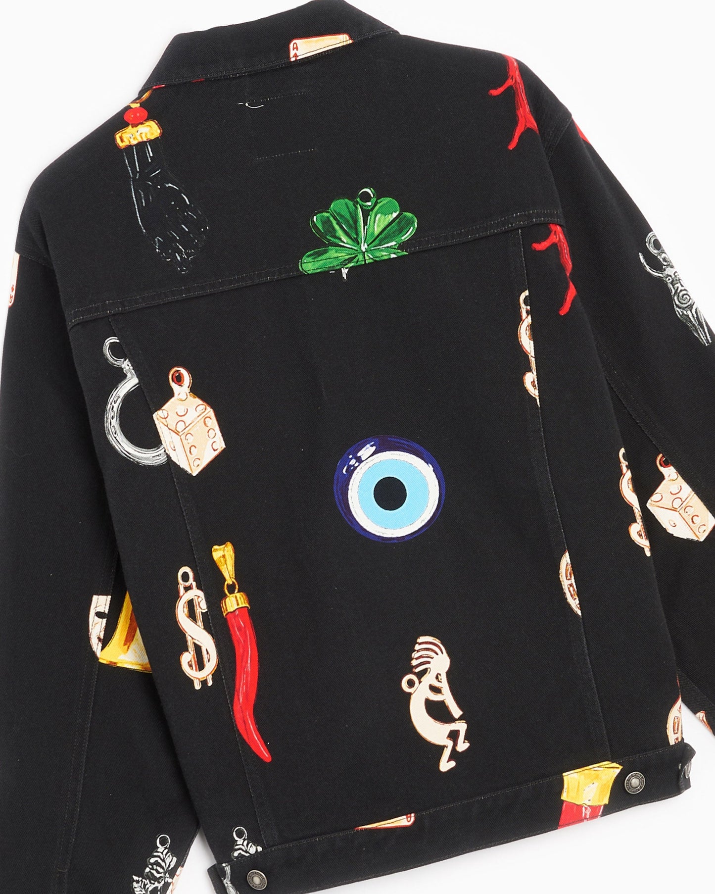Chaqueta vaquera Sky High Farm Workwear Charm Unisex Print Woven Denim Jacket Unisex