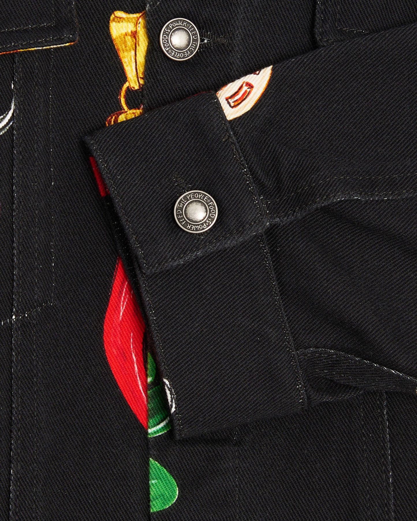 Chaqueta vaquera Sky High Farm Workwear Charm Unisex Print Woven Denim Jacket Unisex
