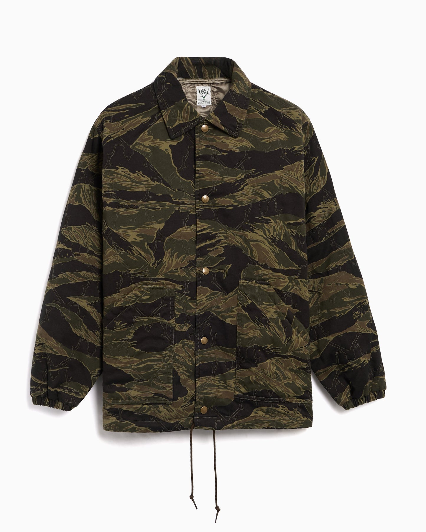 Chaqueta guateada camuflaje Relaxed South2 West8 Skull Quilting para hombre