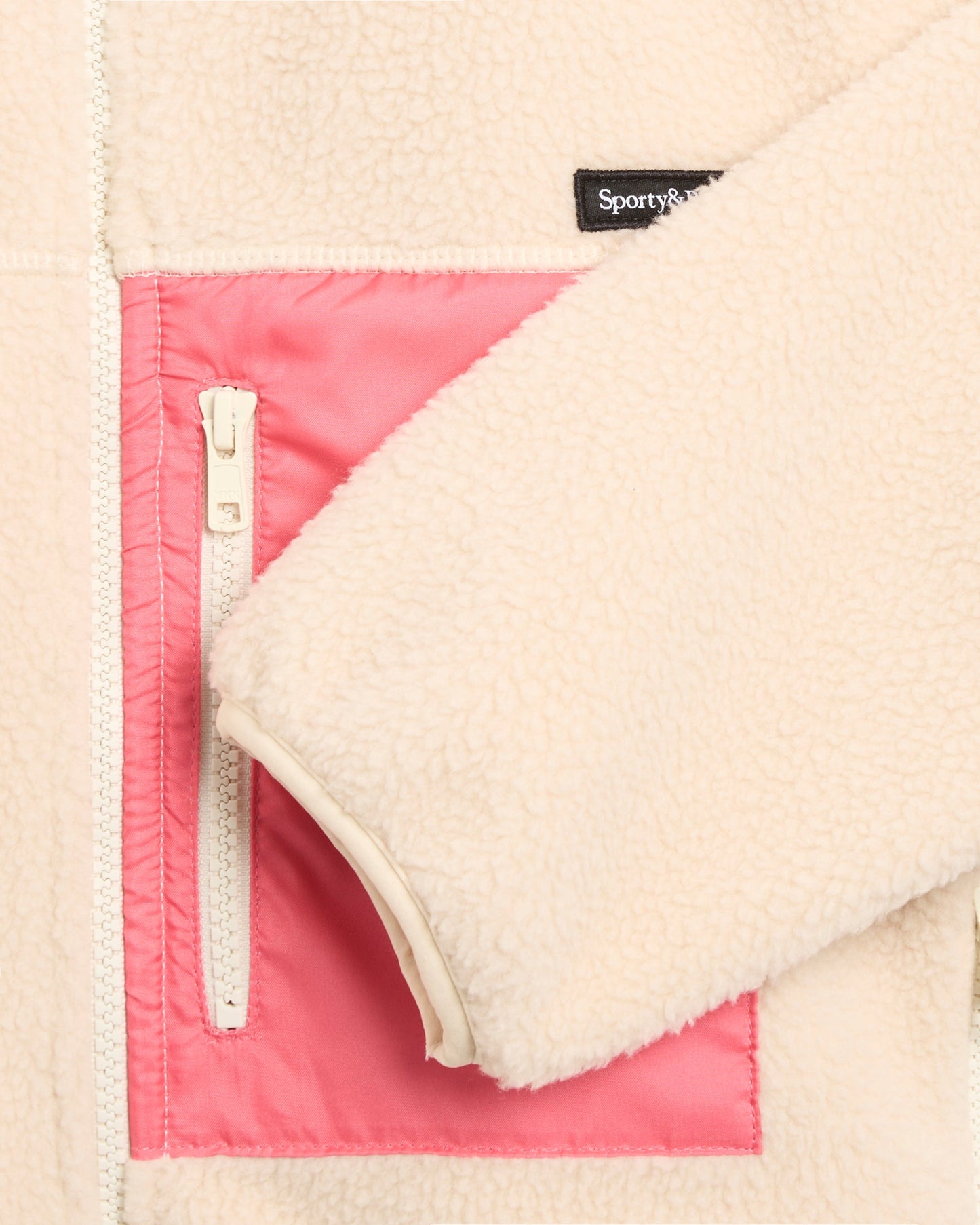 Forro polar Sporty & Rich Sherpa para mujer