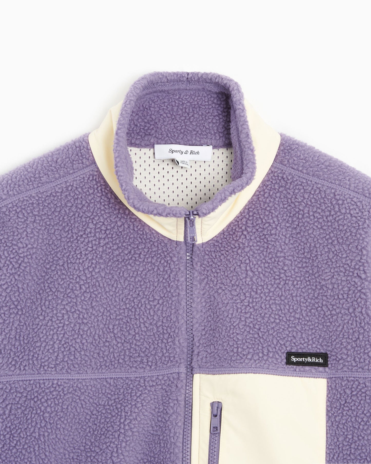 Forro polar Sporty & Rich Unisex Zipped Sherpa Jacket Unisex