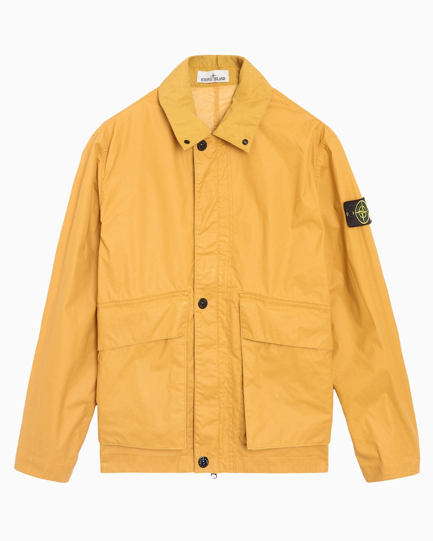 Chaqueta ligera Stone Island Waxed Pigment para hombre