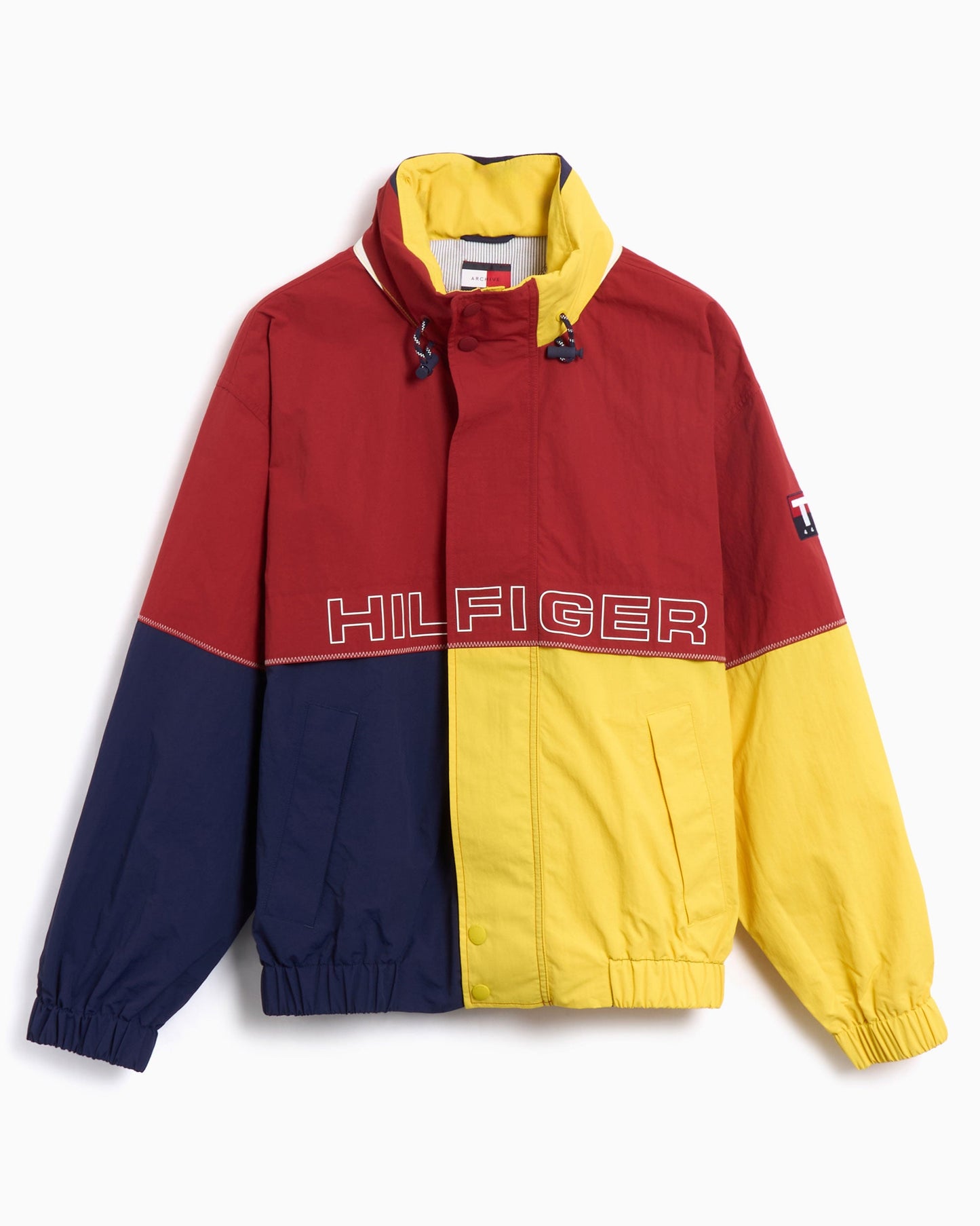 Chaqueta impermeable Relaxed Tommy Hilfiger Sailing Color Block Regatta para hombre