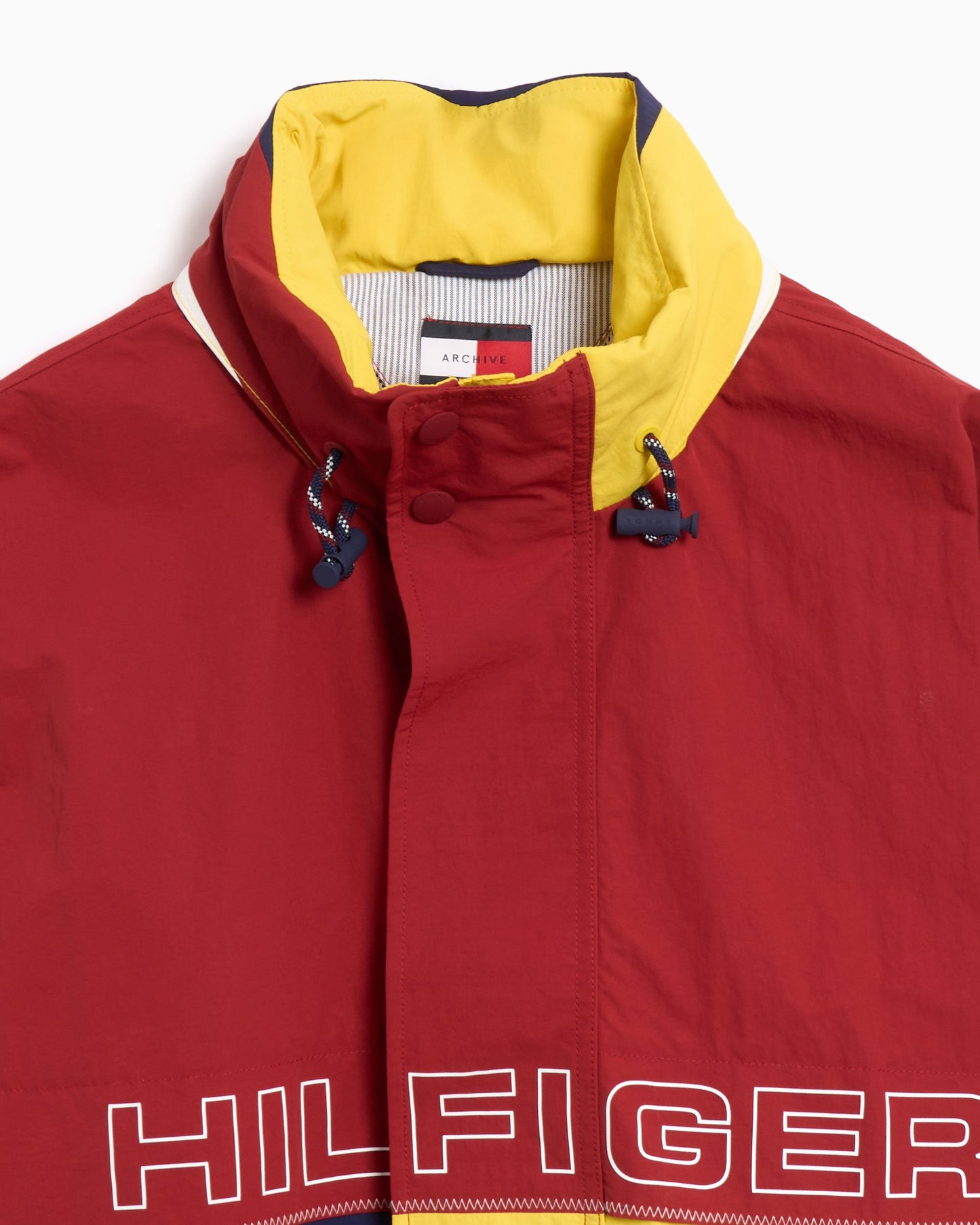 Chaqueta impermeable Relaxed Tommy Hilfiger Sailing Color Block Regatta para hombre