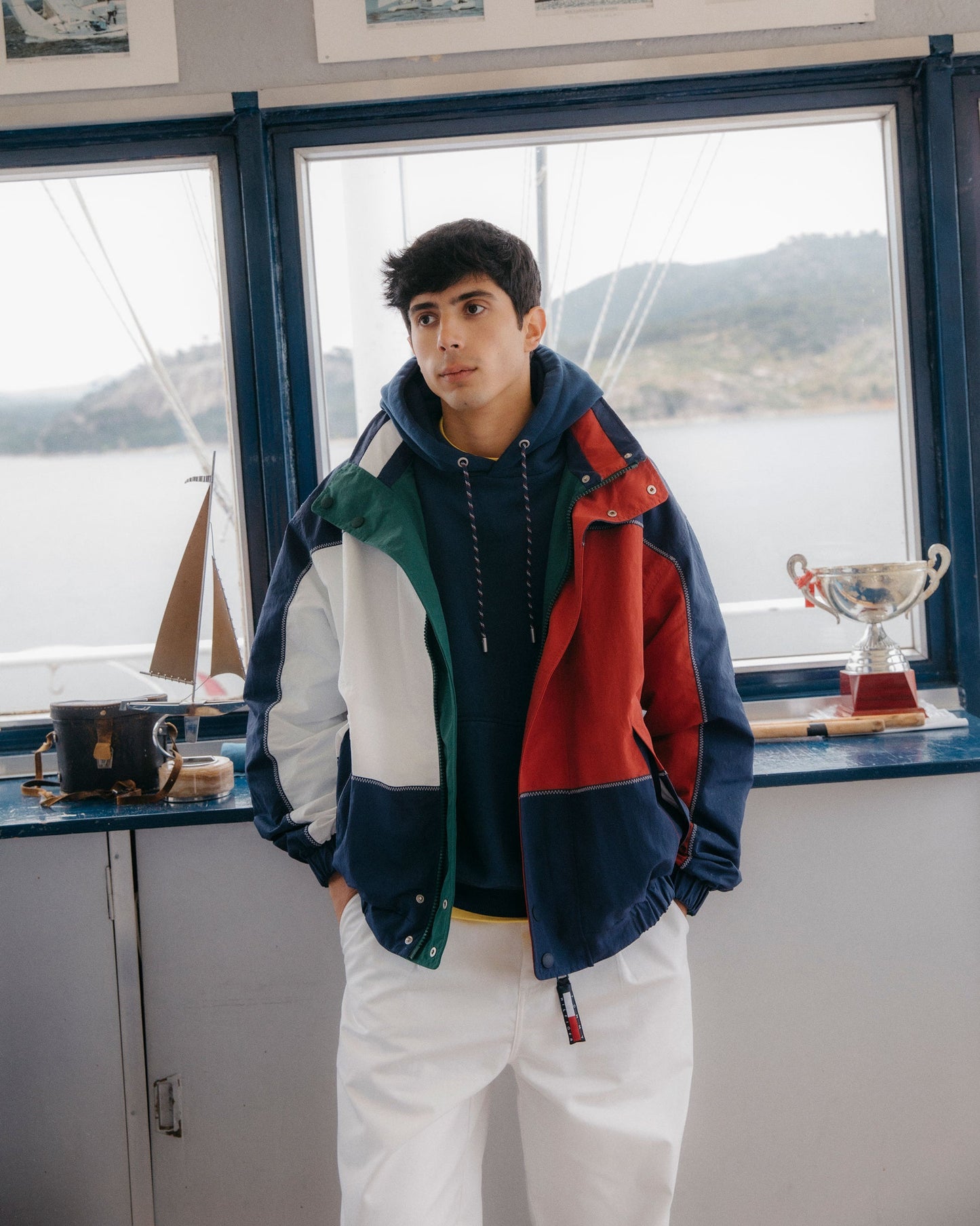 Chaqueta impermeable Relaxed Reversible Tommy Hilfiger Sailing para hombre