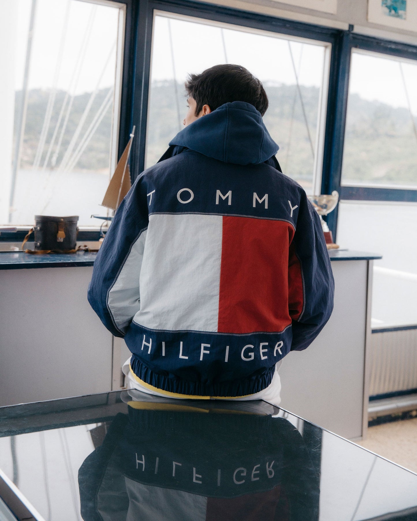 Chaqueta impermeable Relaxed Reversible Tommy Hilfiger Sailing para hombre