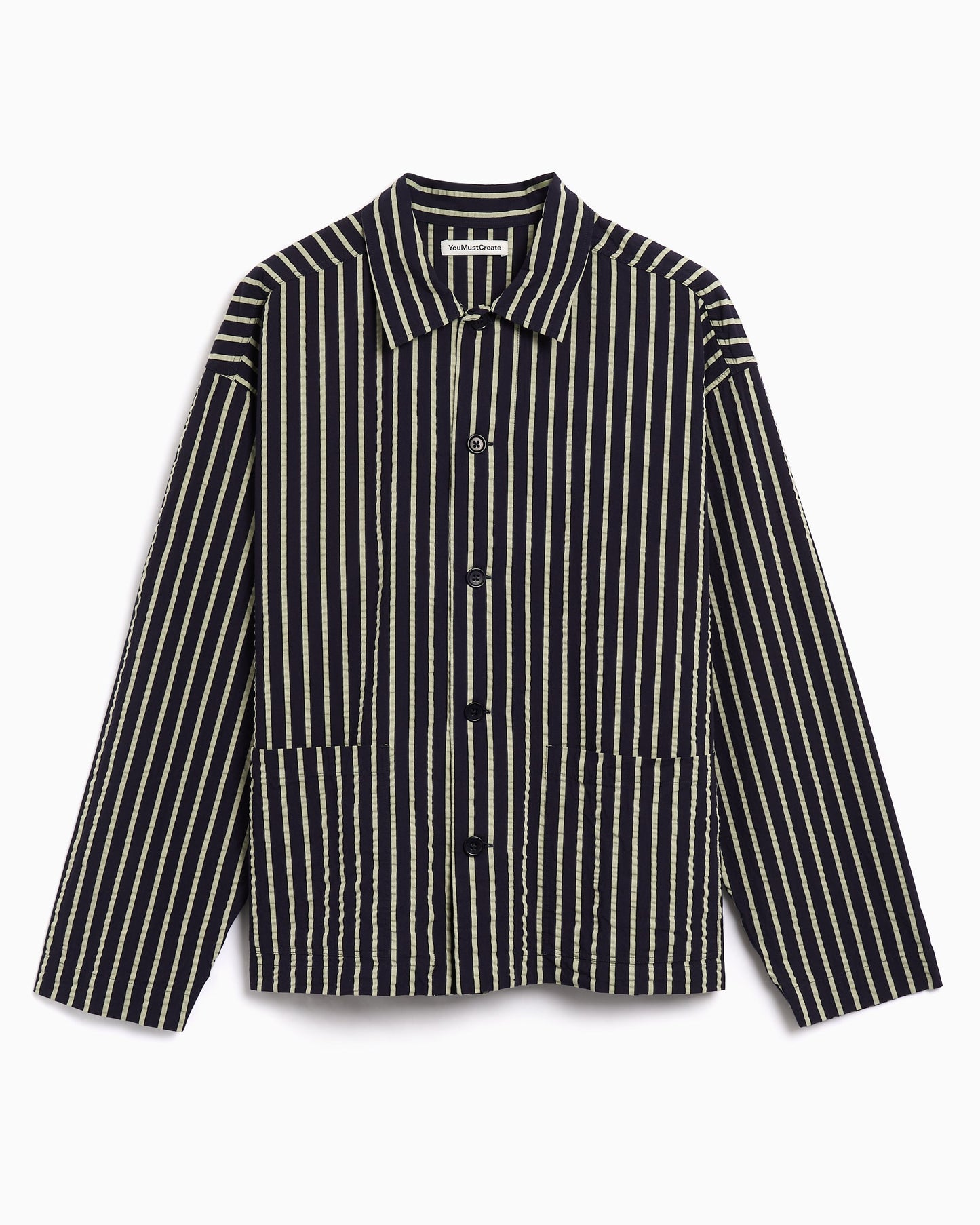 Sobrecamisa de rayas Relaxed YMC PJ para hombre