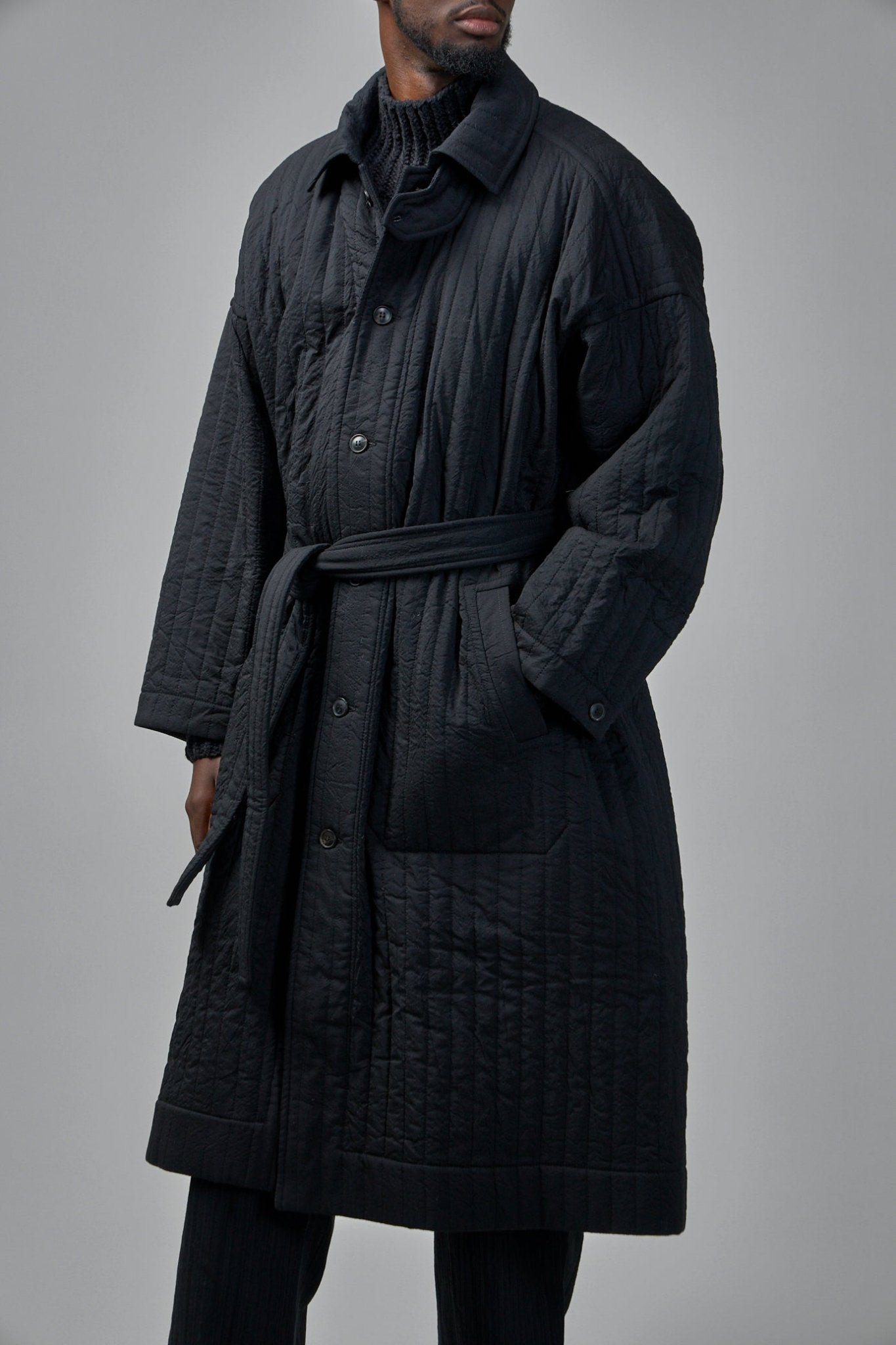 Coat#34 Wool Silk Cloth