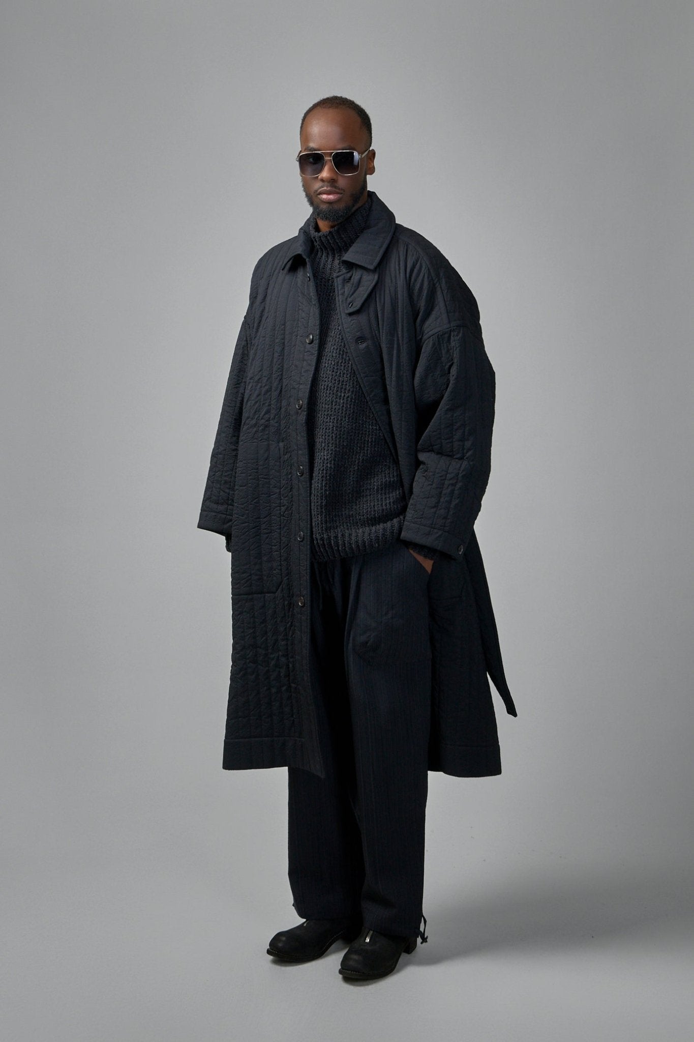 Coat#34 Wool Silk Cloth