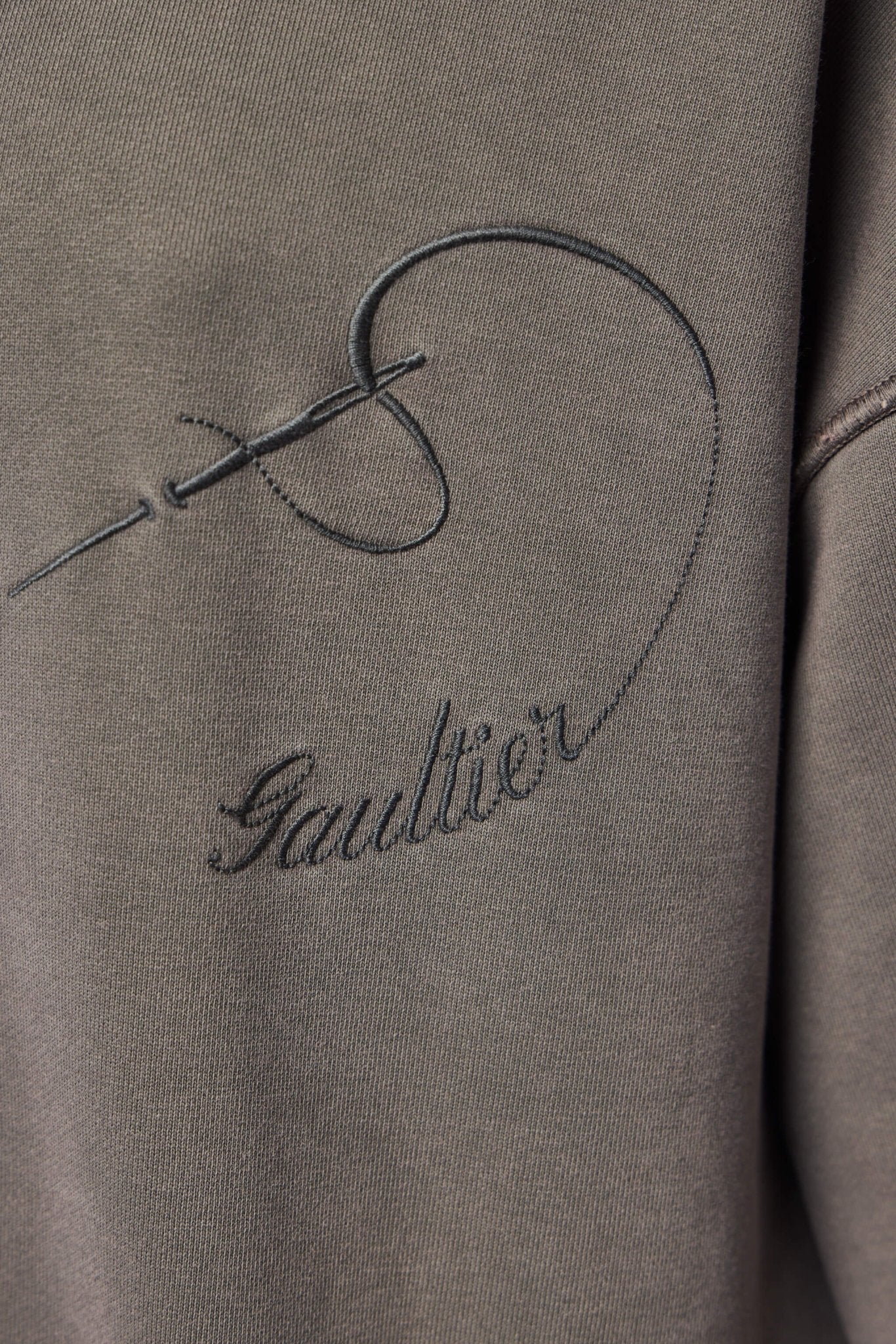 Long Sleeve Embroidered Sweatshirt