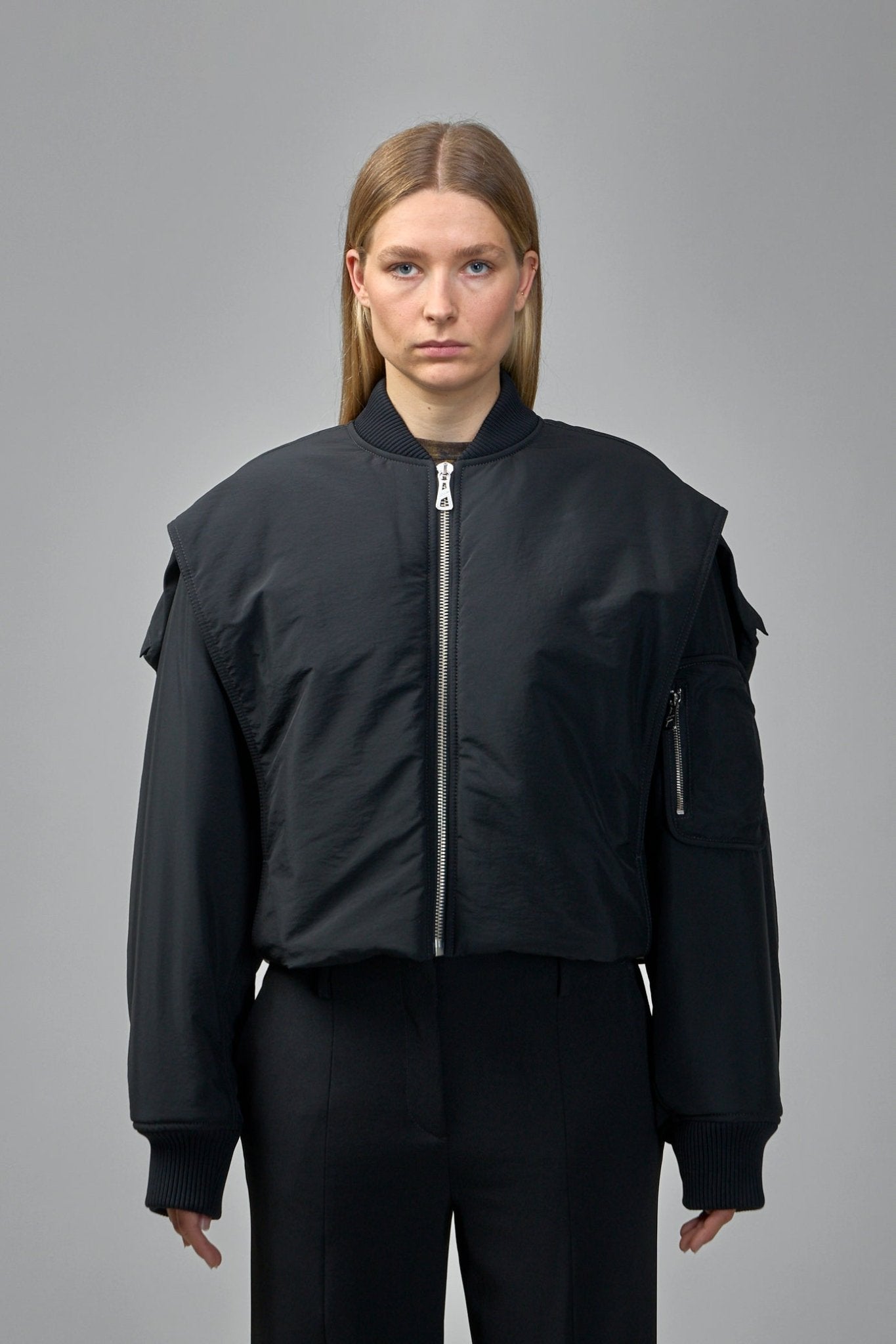 Hidden Hood Bomber Jacket