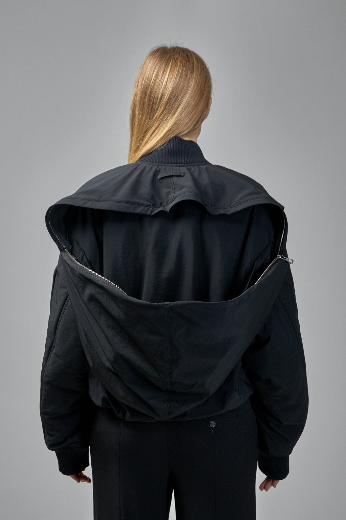 Hidden Hood Bomber Jacket