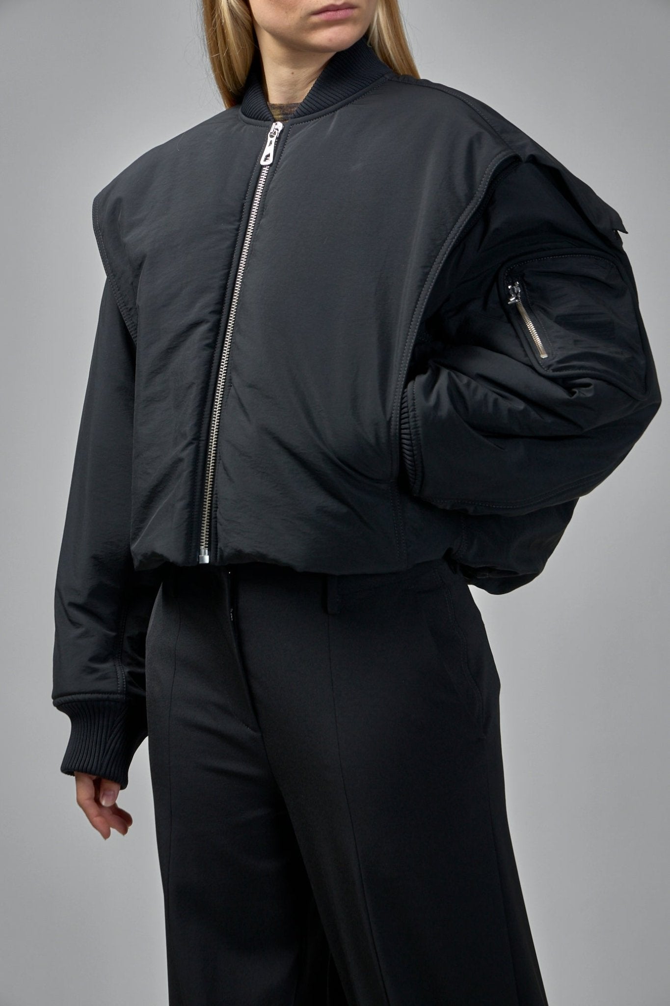 Hidden Hood Bomber Jacket
