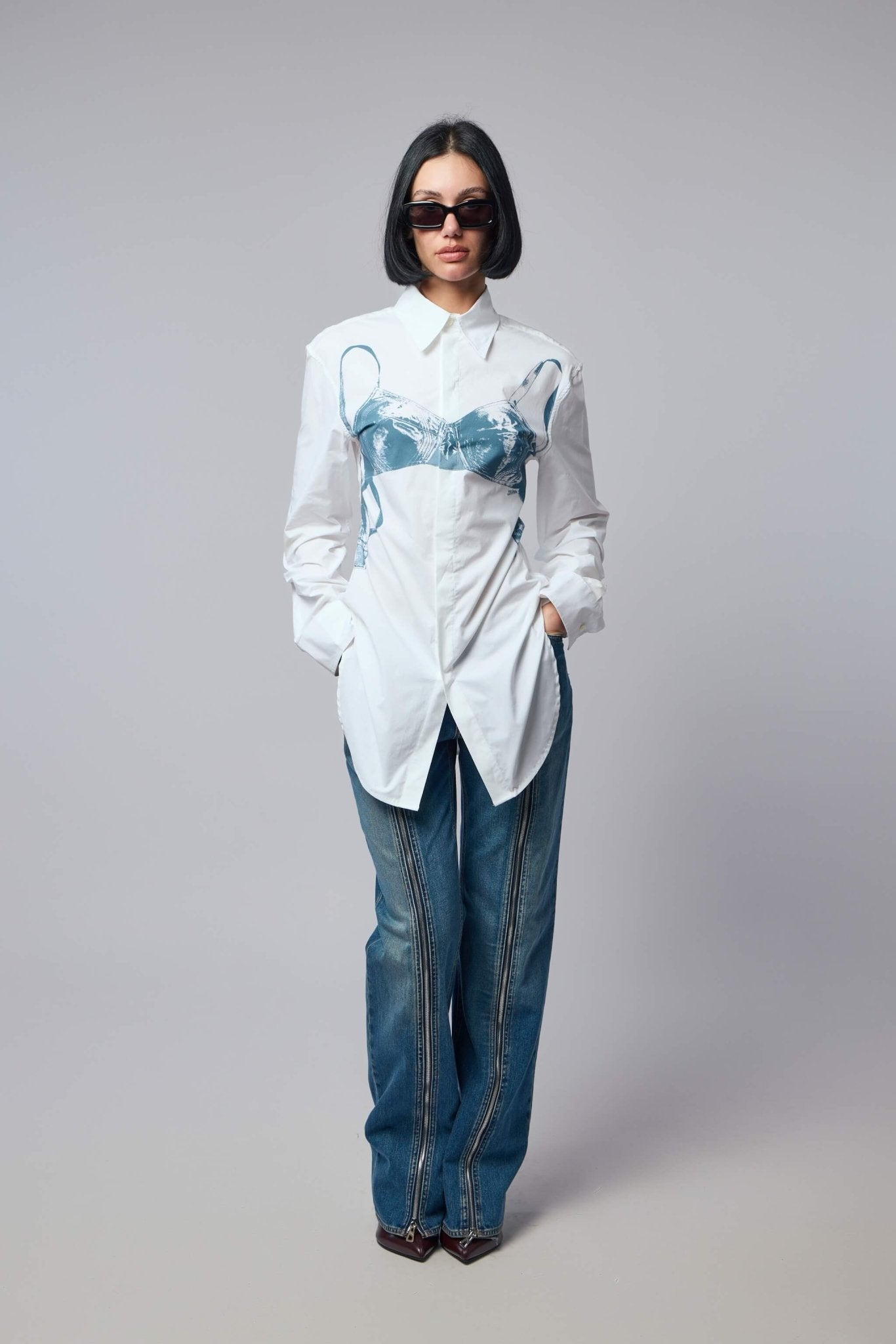 The Scanned Bra Shirt